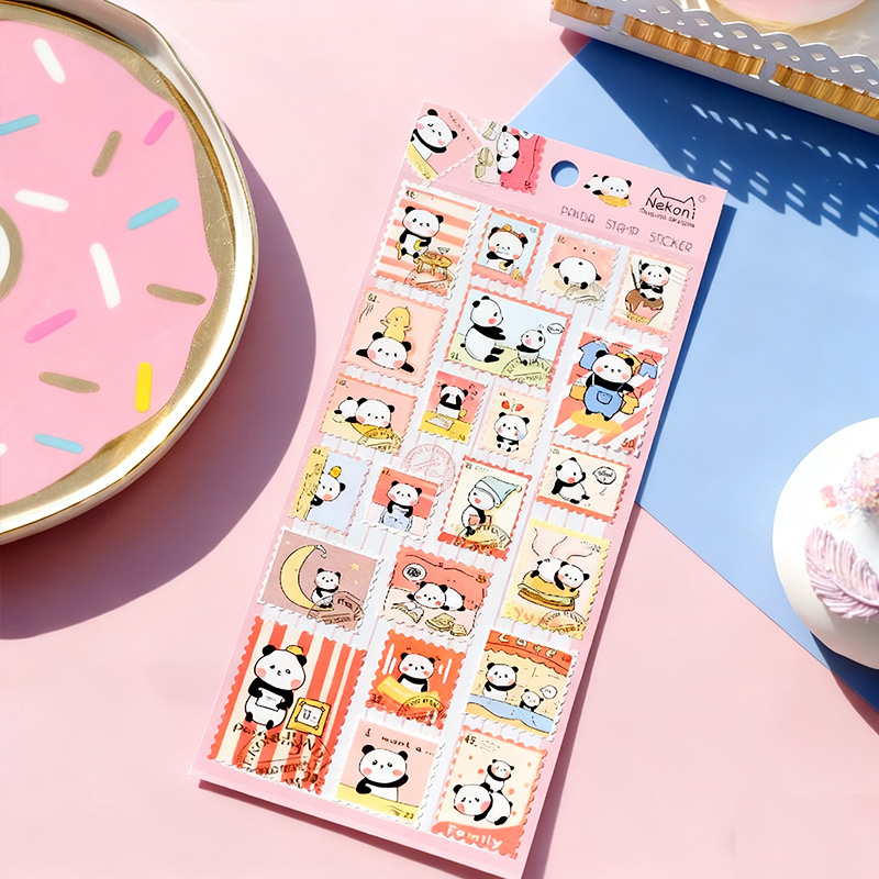 NEKONI Original Design Animals Stamp Sticker