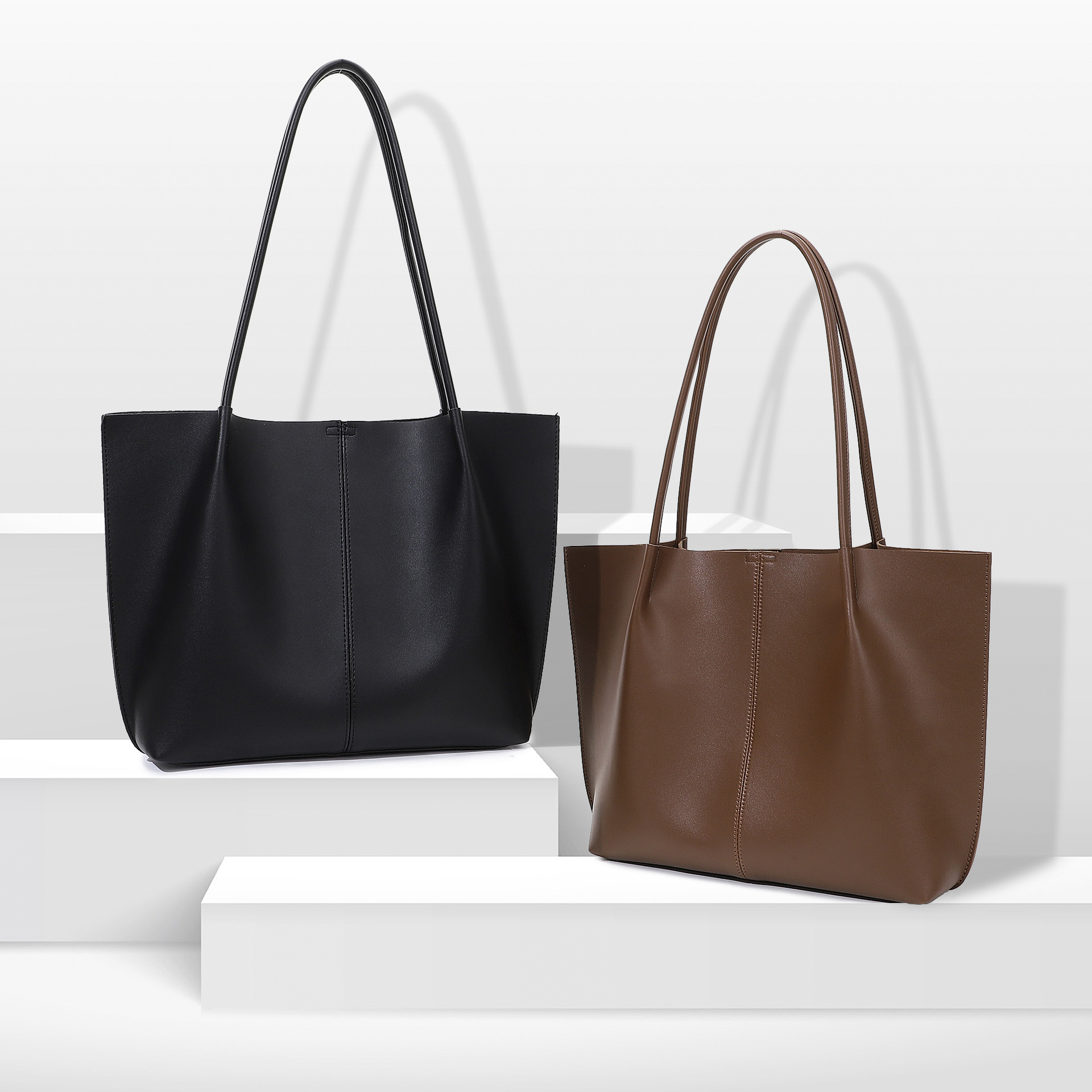 Guangzhou Women's Bag New Large Capacity Tote Bag Lazy Style Handbag Cross-Border Hot-Selling High-End Commuter Mother-Daughter Bag