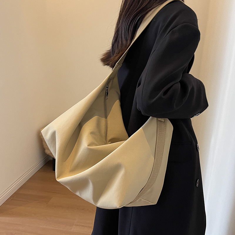 Crossbody Bag for Women, Casual Versatile Large Capacity Student Travel Canvas Bag, Ladies Commuting Simple Single Shoulder Mommy Bag