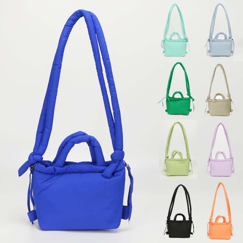 Down Bag Women's Cotton Bag Nylon Cloth Small Backpack Casual Padded Handbag Lightweight Dual-use Shoulder Crossbody Bag