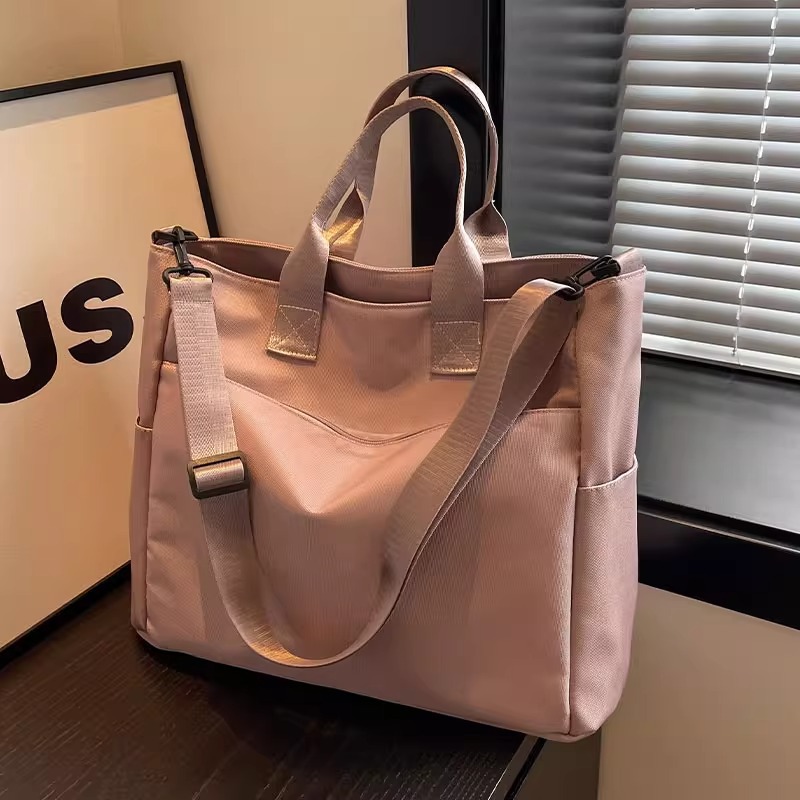 Nylon Fabric Large Bag New 2025 Niche Casual Versatile Handheld Tote Bag for Women Large Capacity Single Shoulder Crossbody Bag