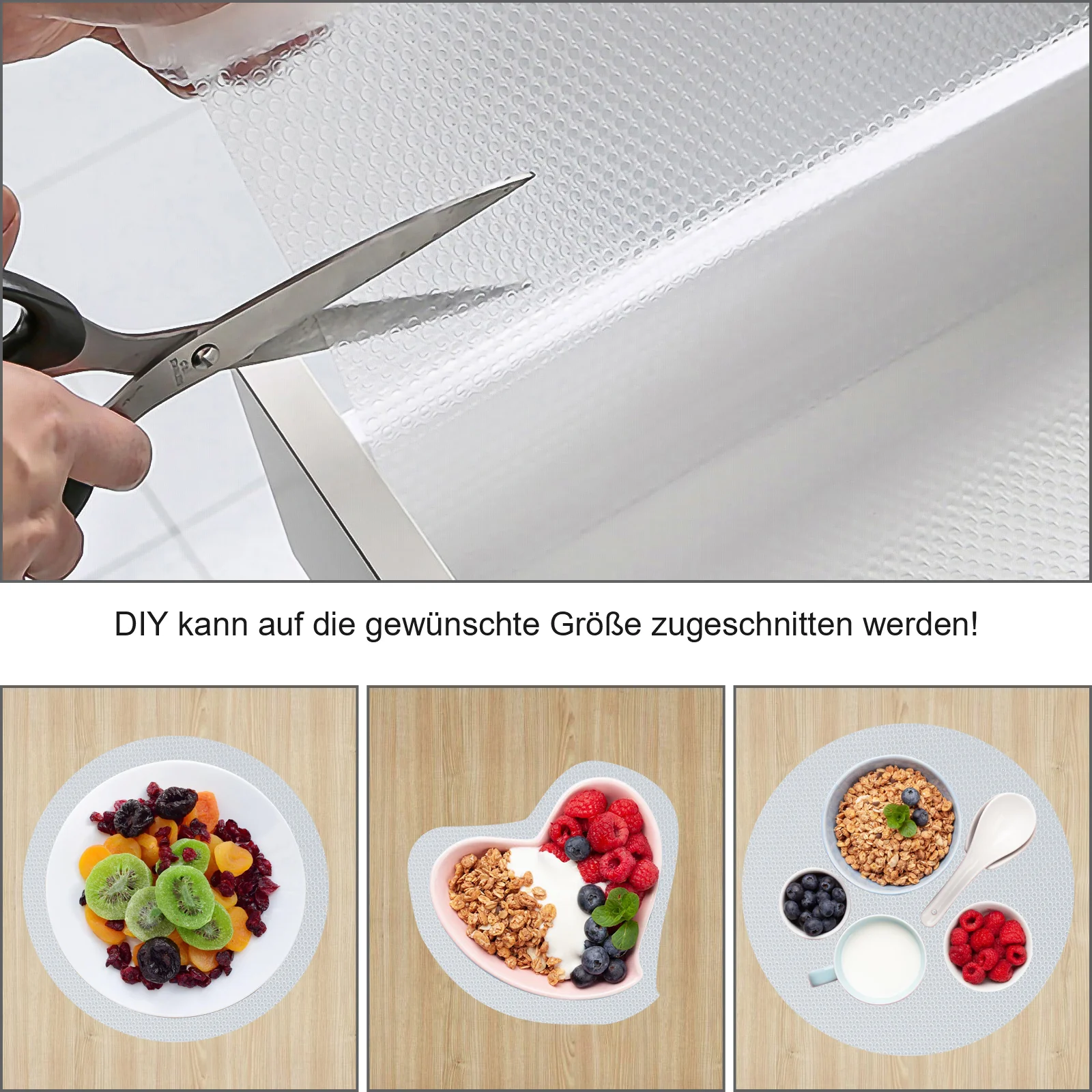 Schubladenmatte Folie Antirutschmatte 500cm