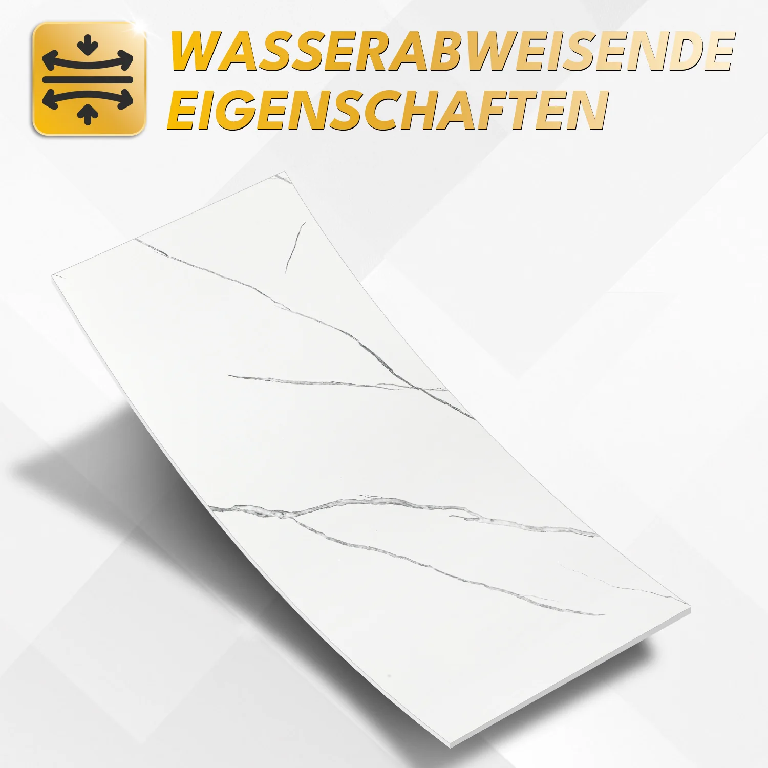 Wandpaneele Dekorationsplatten Marmor 120x60cm 4x