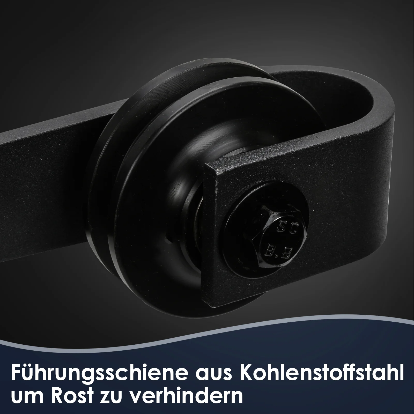 Schiebetürbeschlag Set Schiebetürsystem 152cm/183cm/200cm/244cm/363cm