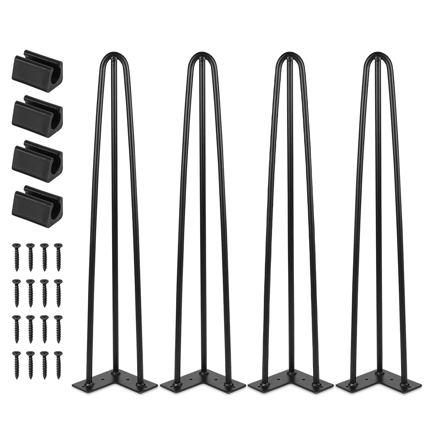 Hairpin Legs Tischbeine Metall schwarz