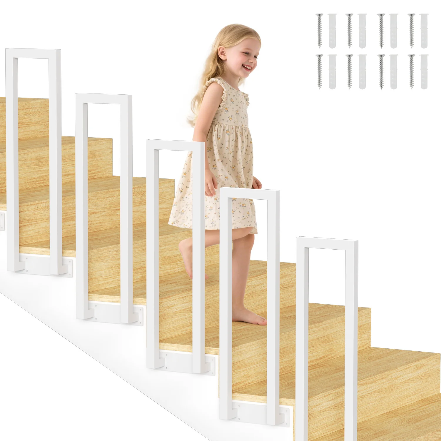 Treppengeländer U-förmige Quadratisch Seitenmontage