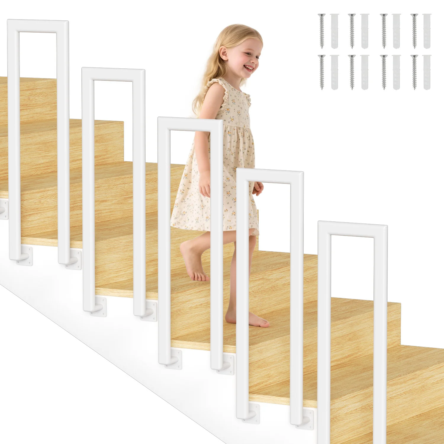 Treppengeländer U-förmige Ellipsen Seitenmontage