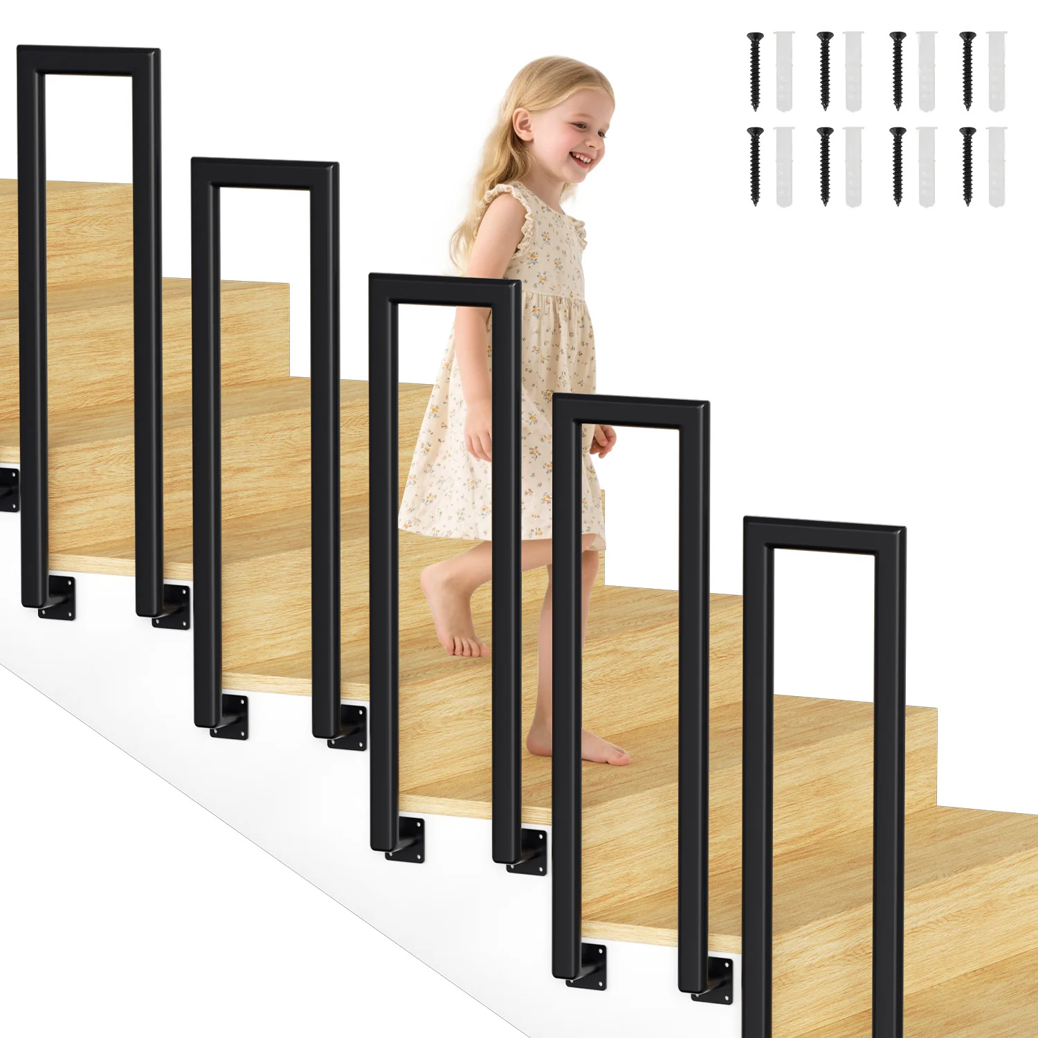 Treppengeländer U-förmige Ellipsen Seitenmontage