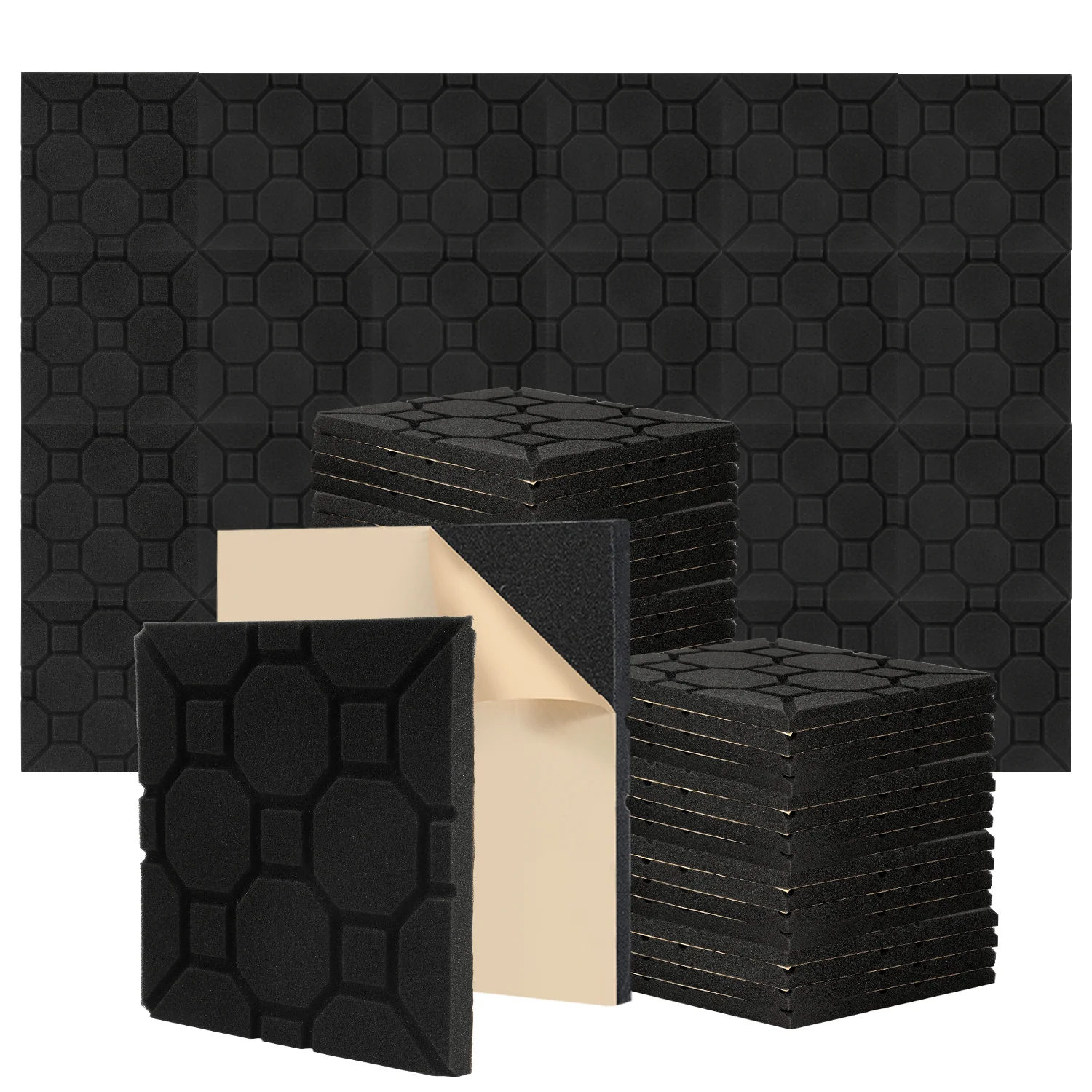 Akustikschaumstoff Selbstklebend Quadrat