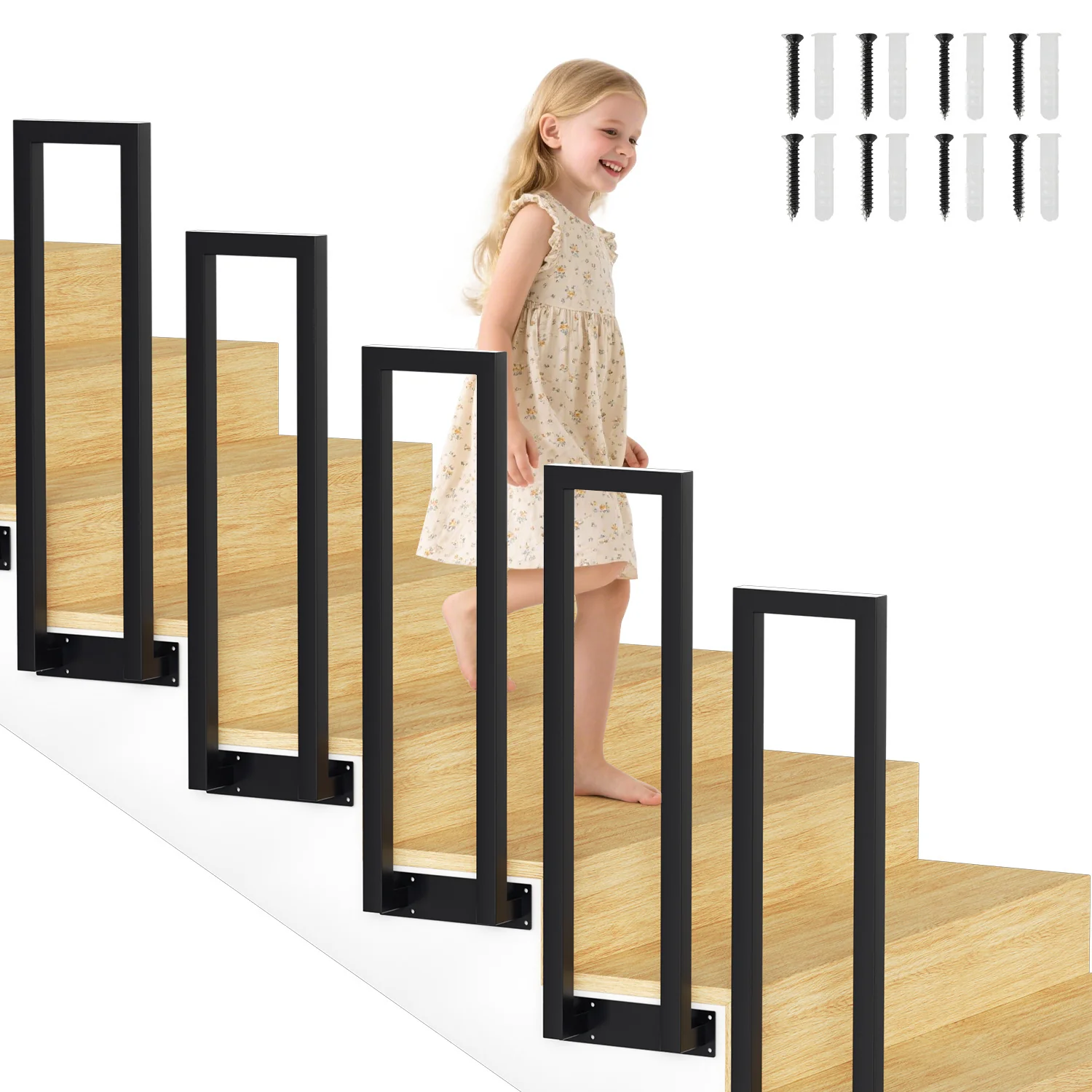 Treppengeländer U-förmige Quadratisch Seitenmontage