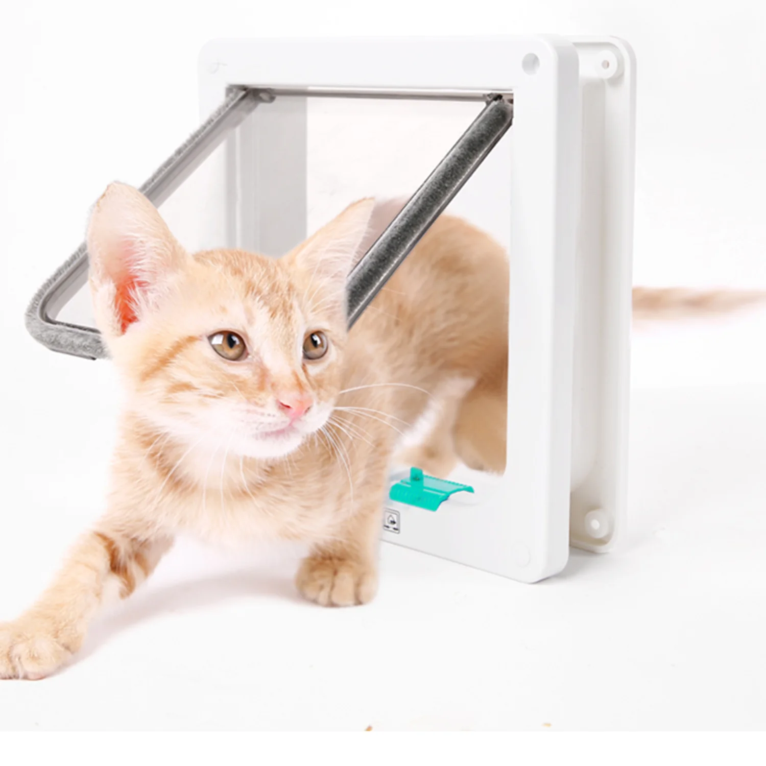 Katzenklappe Haustiertür 4-Wege-Verriegelung