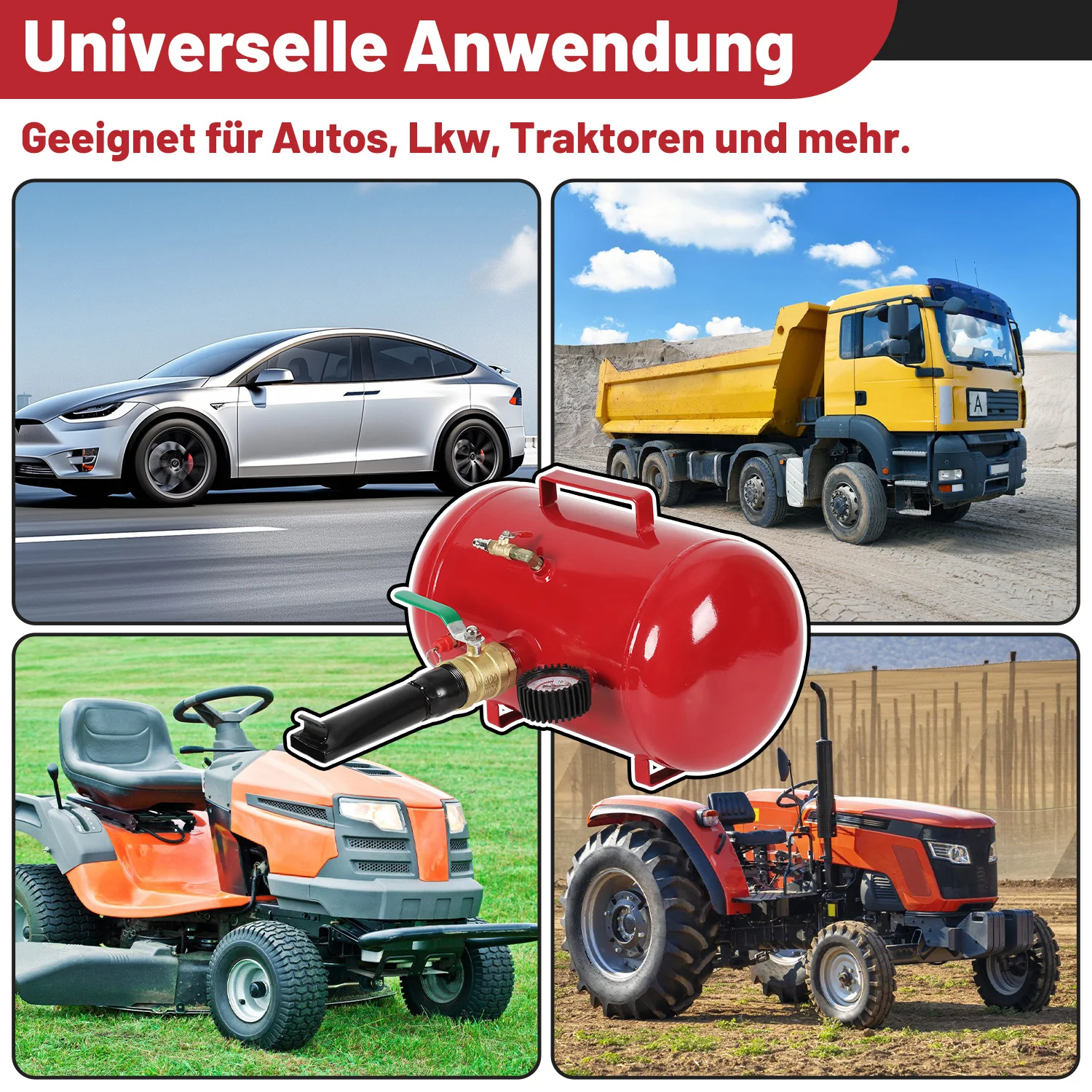 Reifenfüller Booster Reifenschockfüller 20/40 L