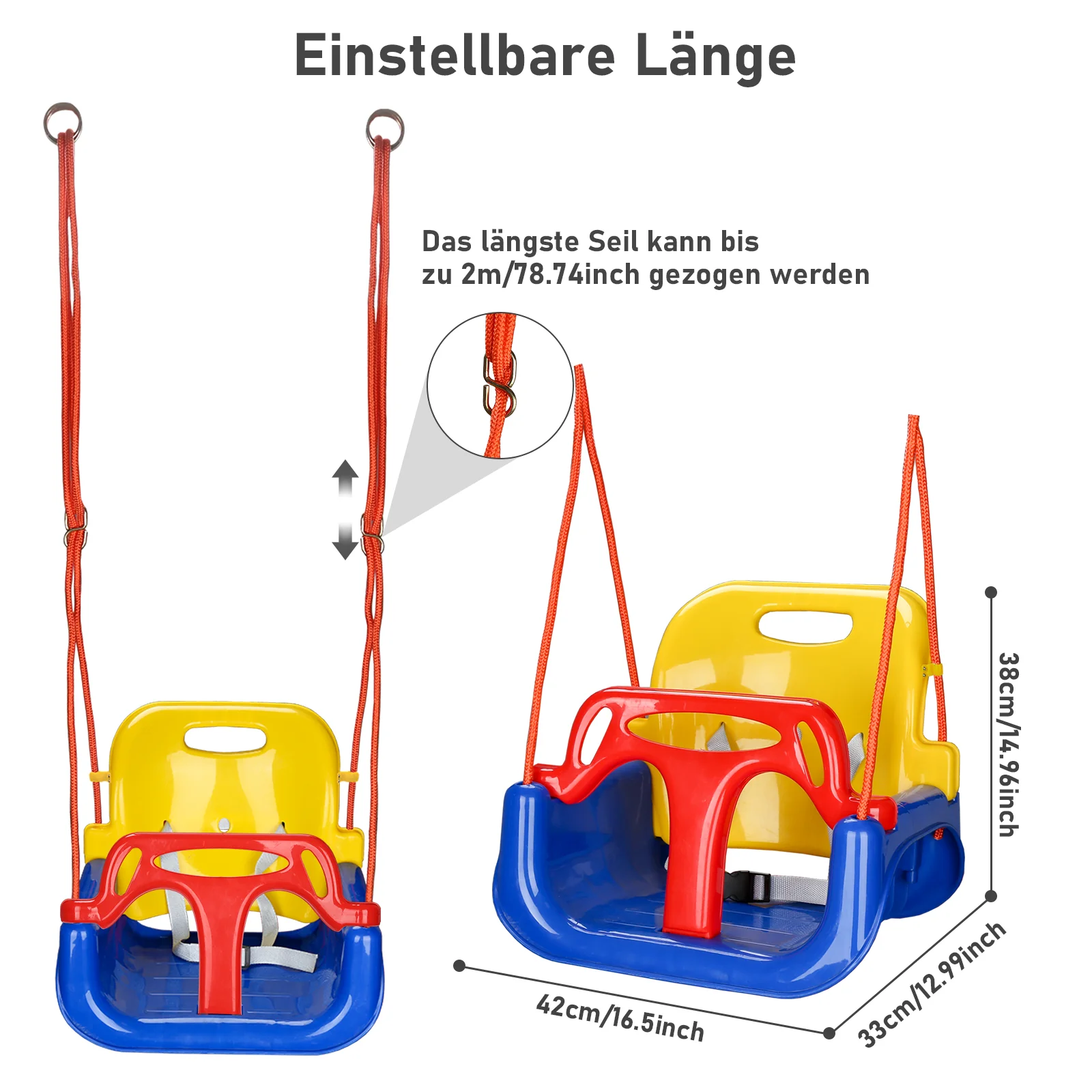 Kinderschaukel Babyschaukel 3 in 1