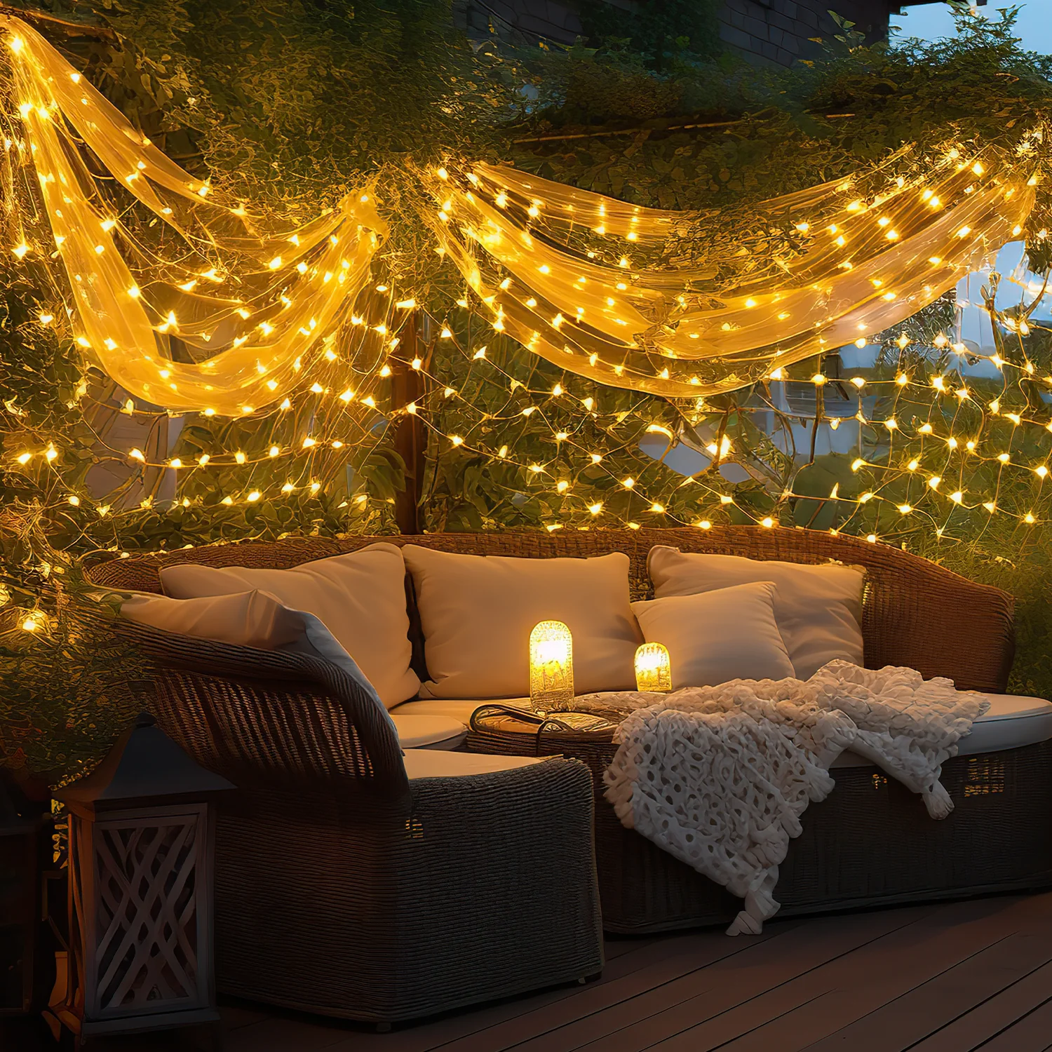 LED Lichternetz Wasserdicht IP44