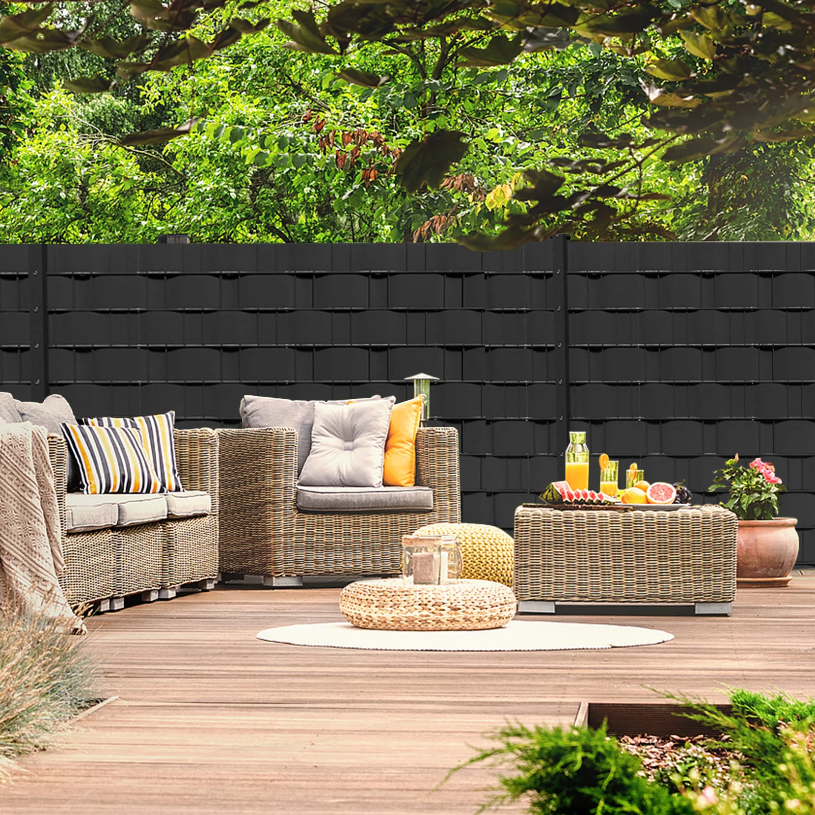 Sichtschutzstreifen Hartes PVC 10-40 Stück