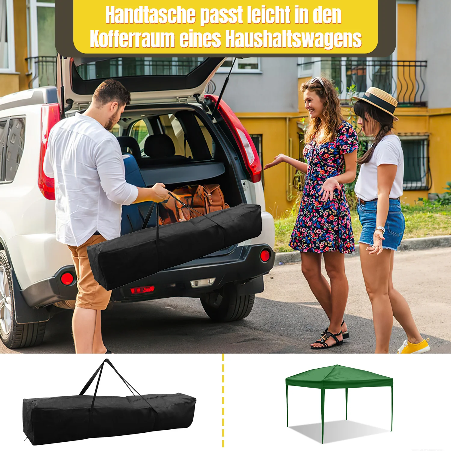 Pop-Up Pavillon Gazebo 3x3m