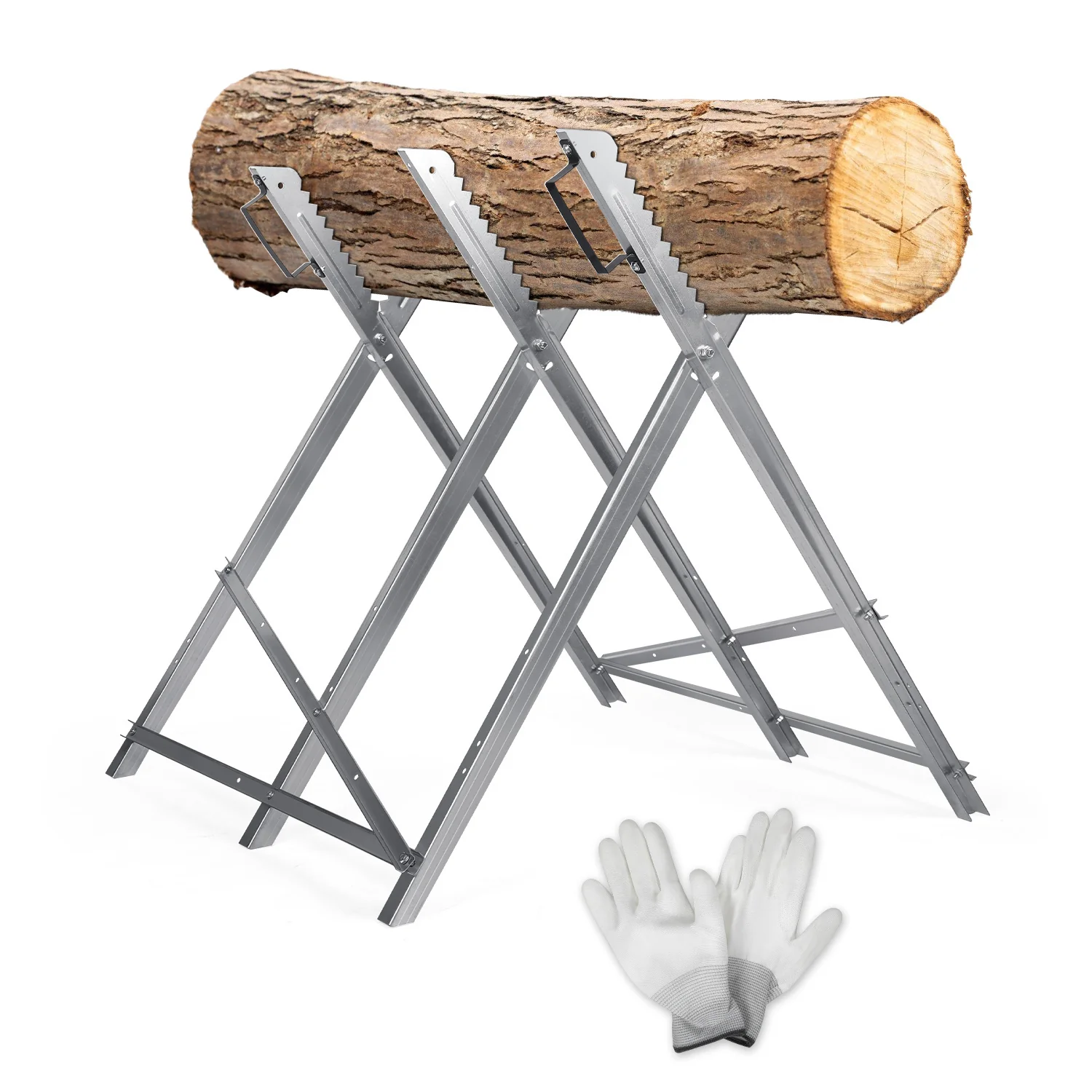 Sägebock Holzsägebock Sägehilfe mit 3 Haltern