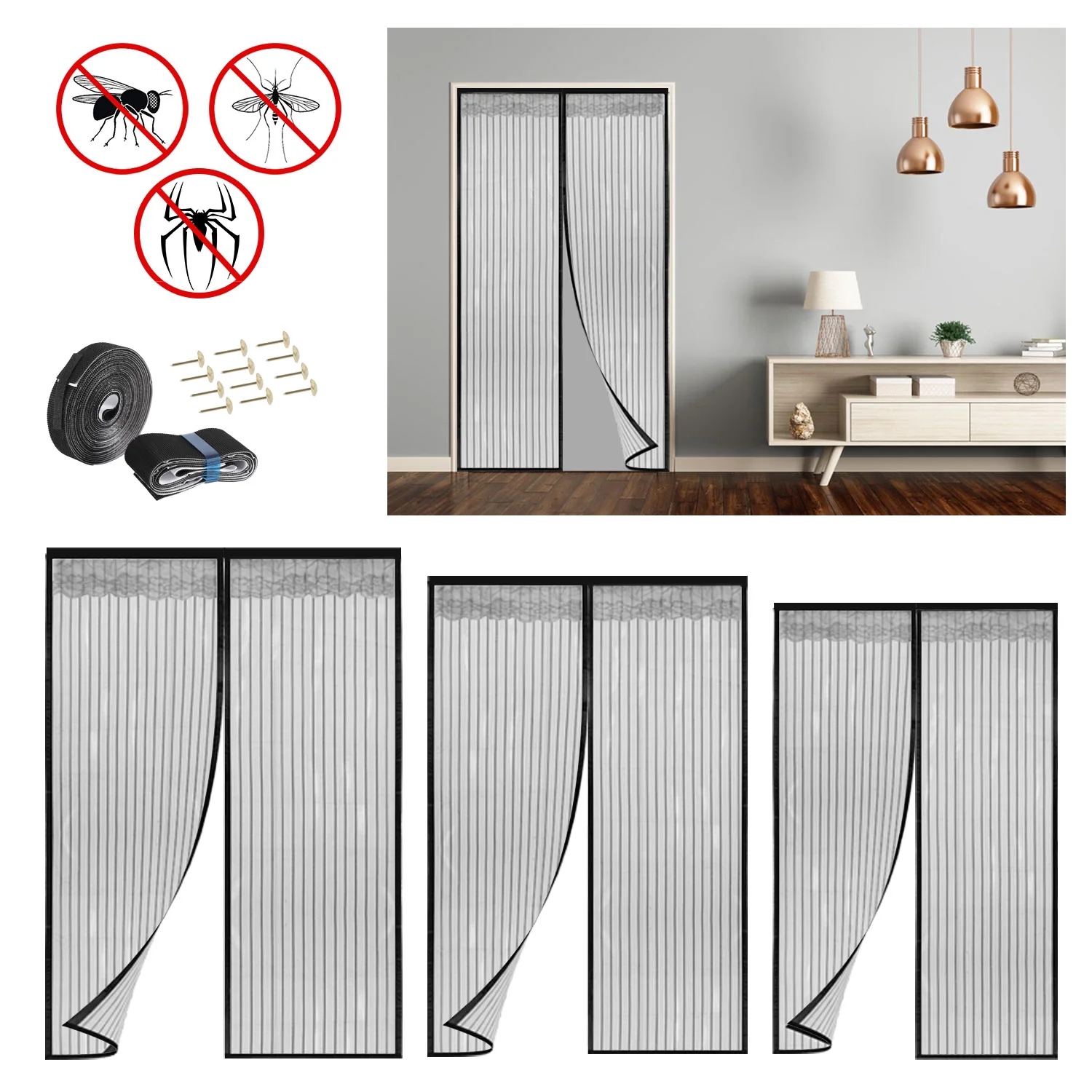 Magnet Fliegengitter Tür Insektenschutz