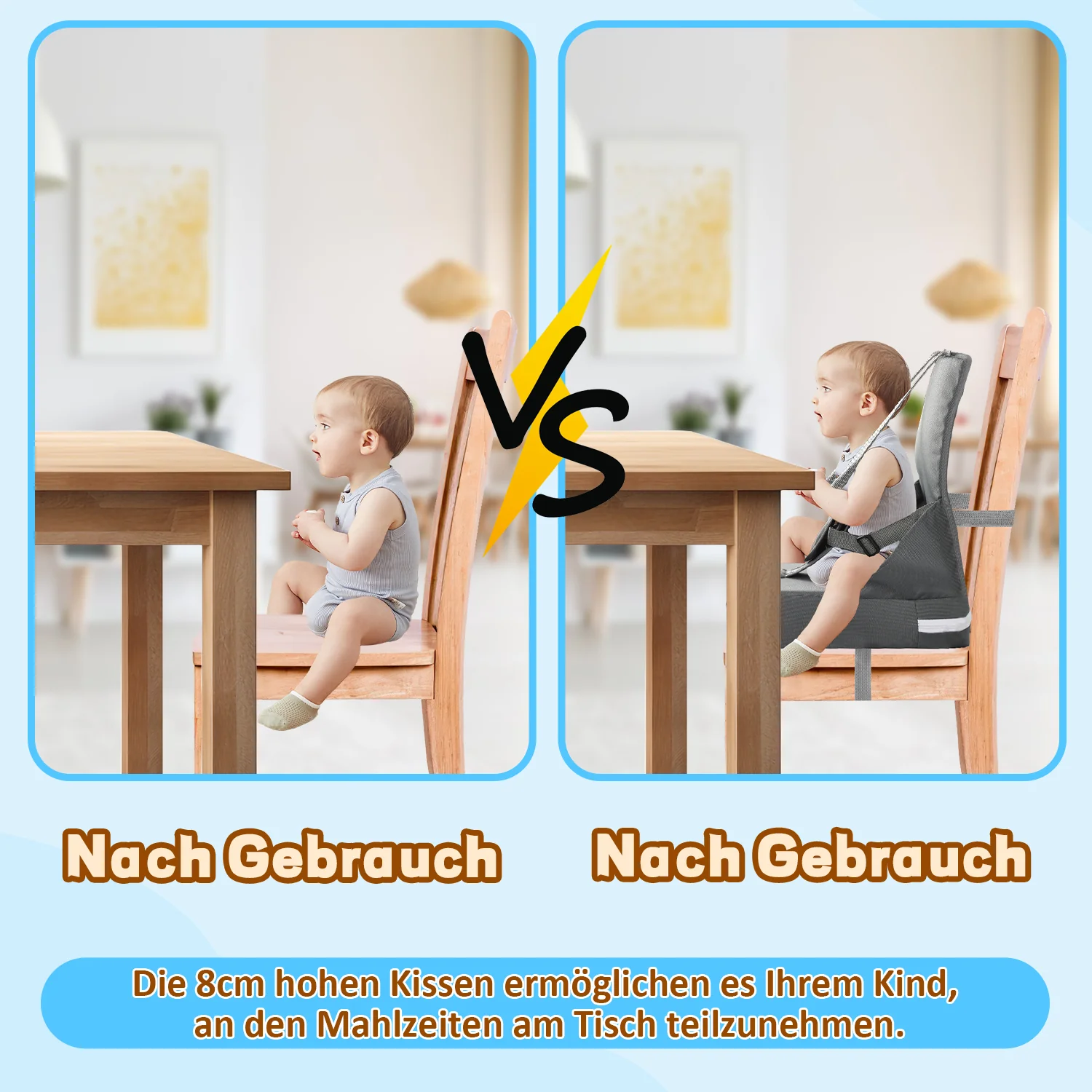 Sitzerhöhung Stuhl Sitzkissen Kinder