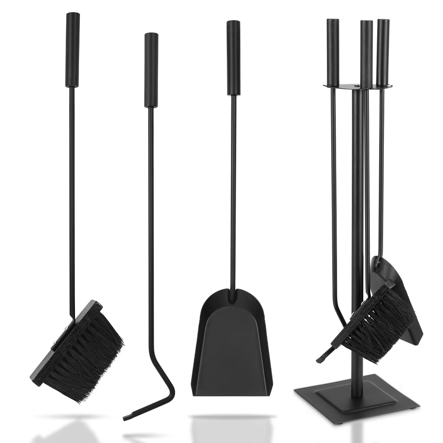 Kaminbesteck 3 teilig Edelstahl Kaminbesteck Set