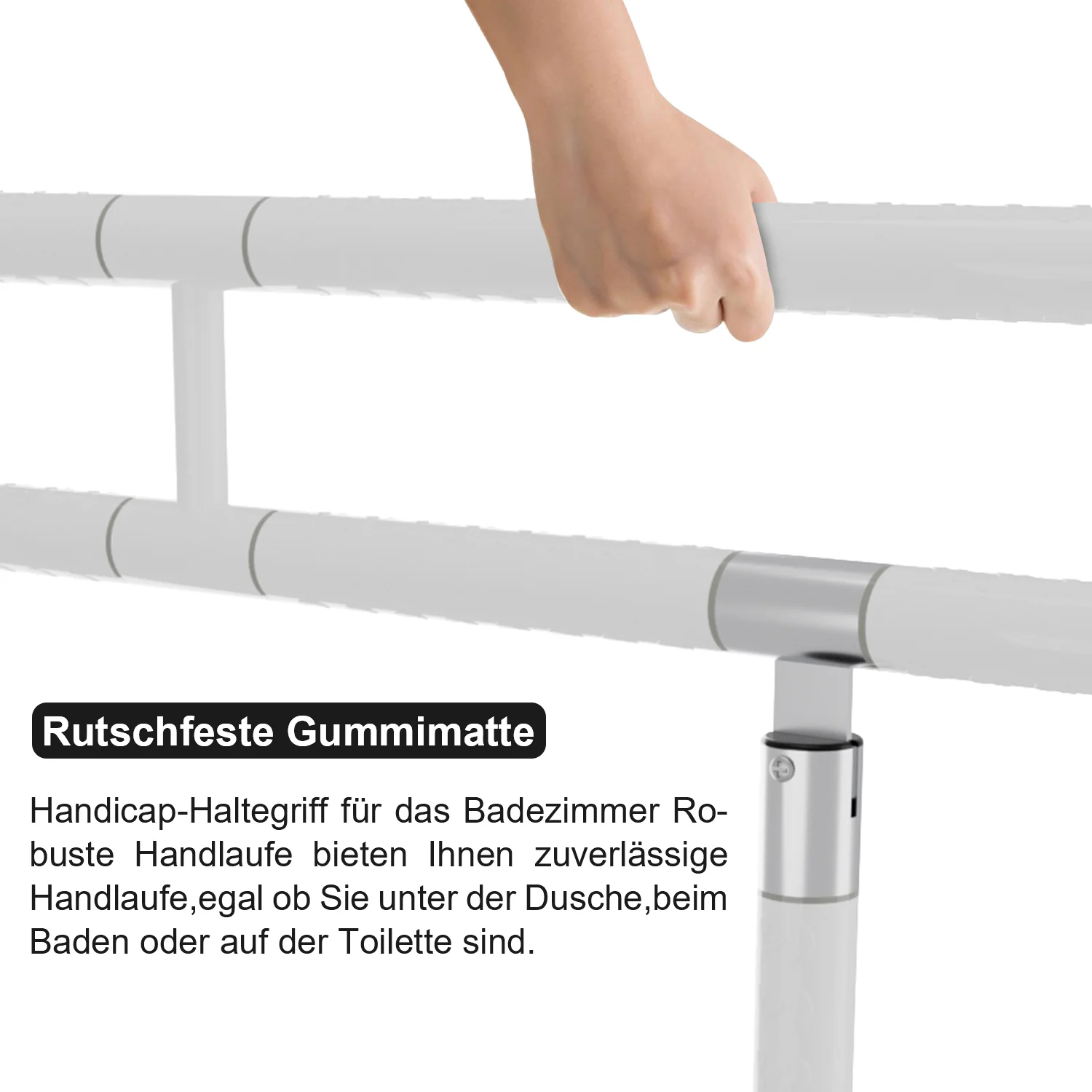 Wandstützgriff Toiletten 60cm