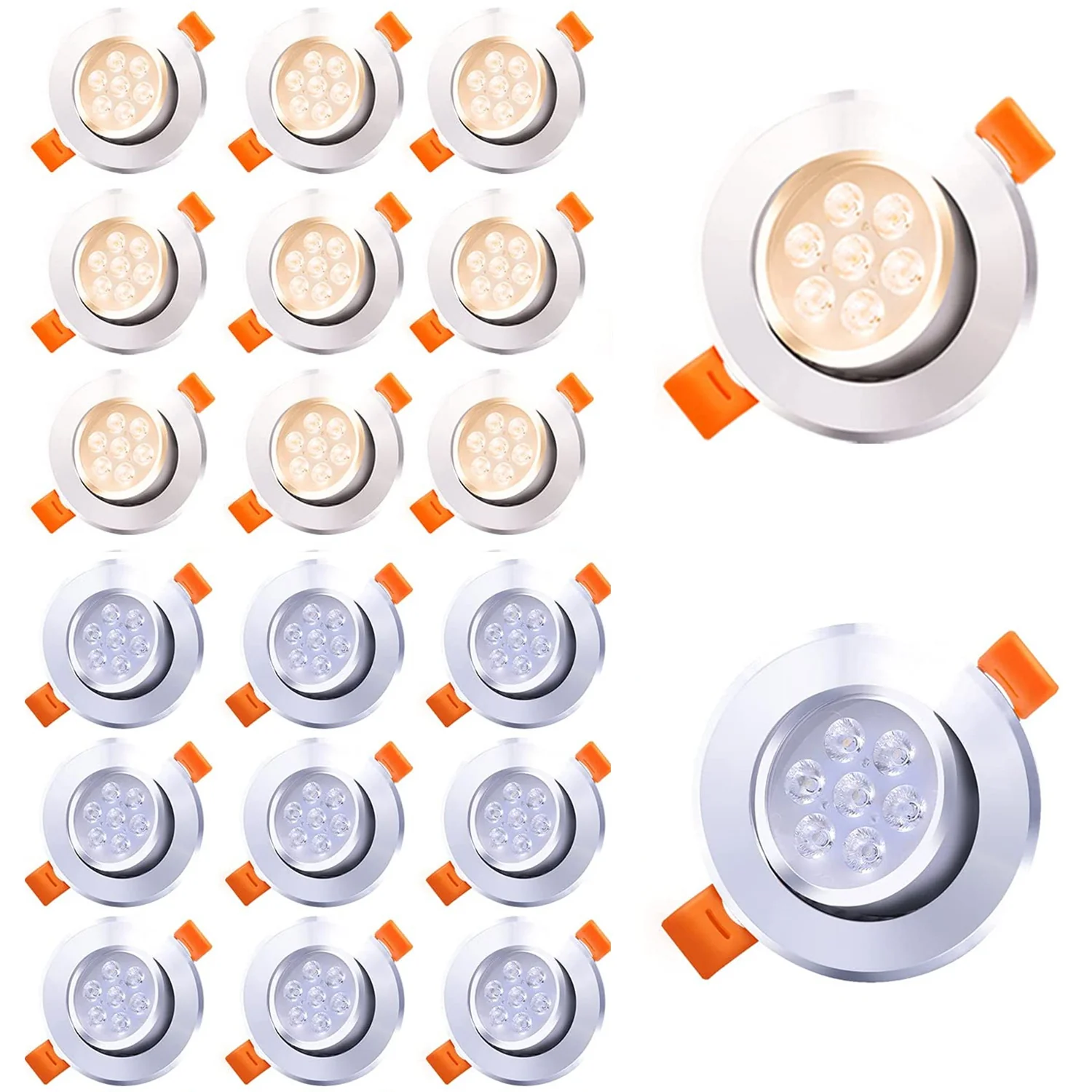 LED Einbaustrahler 3W/5W/7W Kaltweiß/Warmweiß