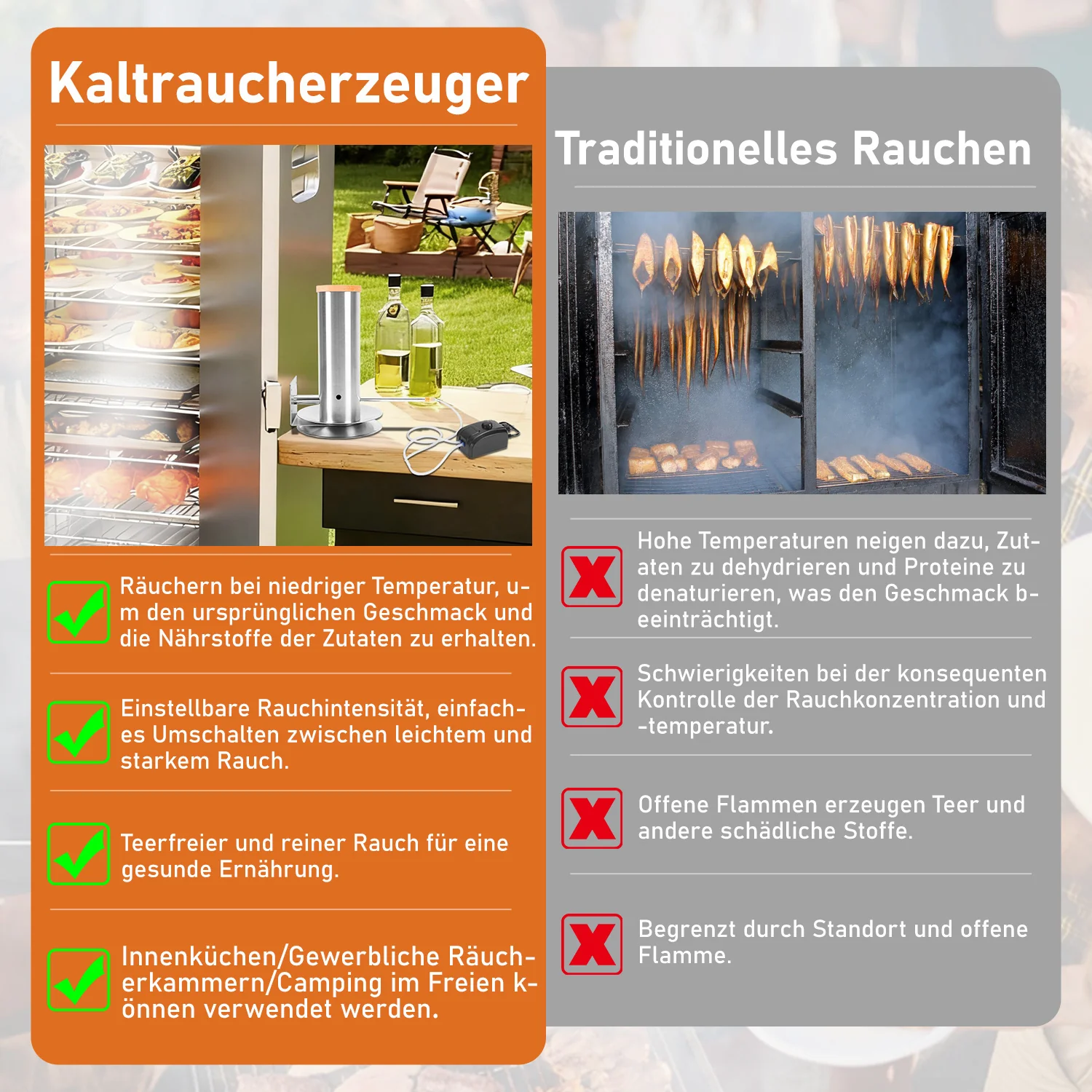 Rauchgenerator Räucherofen Elektrisch mit Pumpe