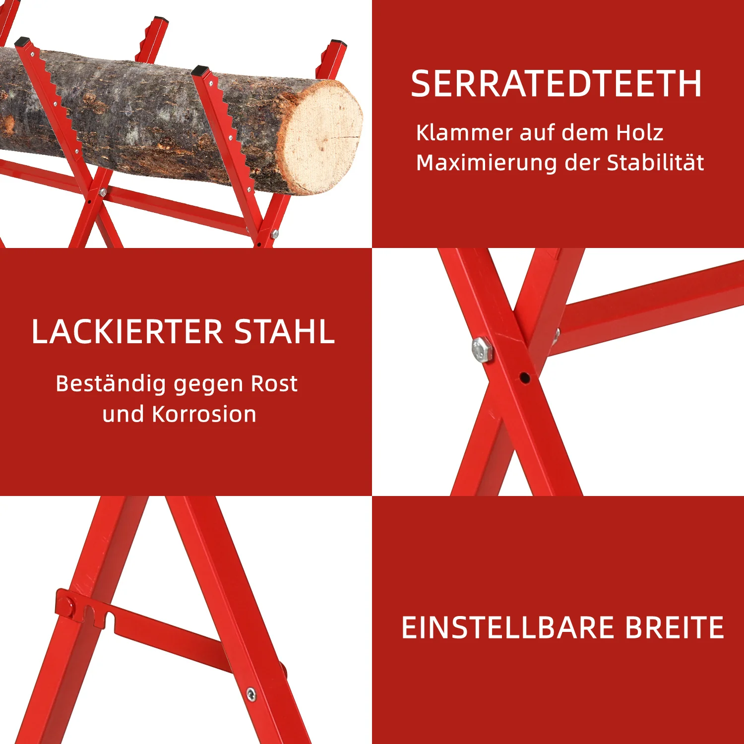 Sägebock Sägegestell Max. Belastung 100 kg