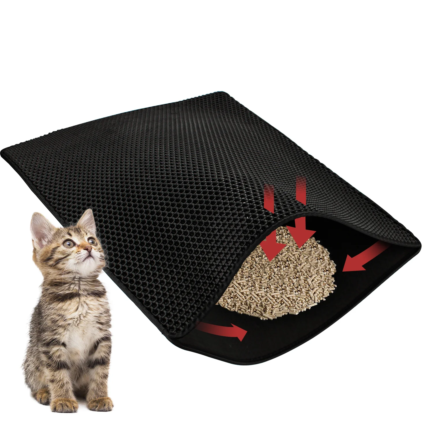 Katzenstreu Matte 79 x 60cm