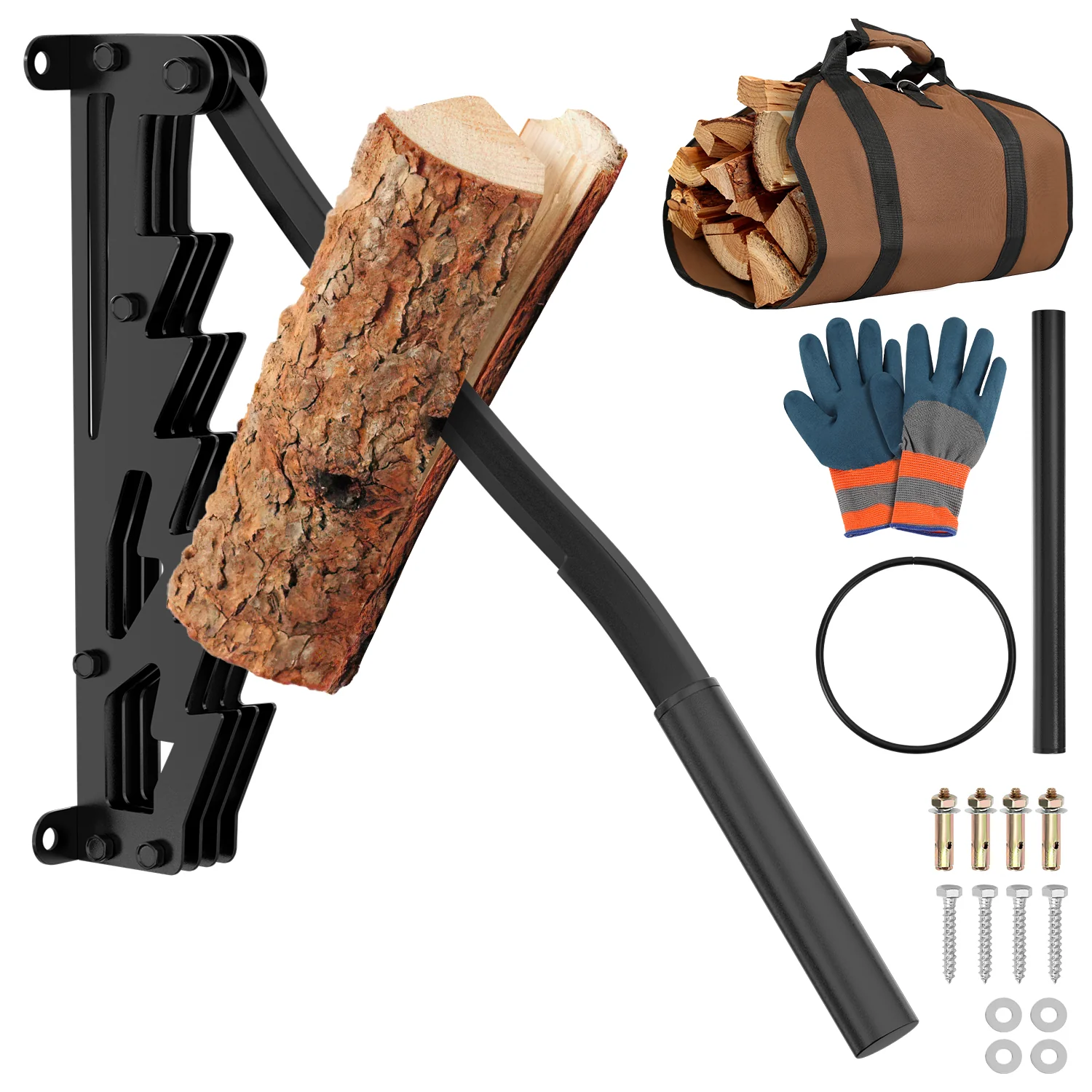 Manueller Holzspalter Wandhalterung mit Abziehbar Griff