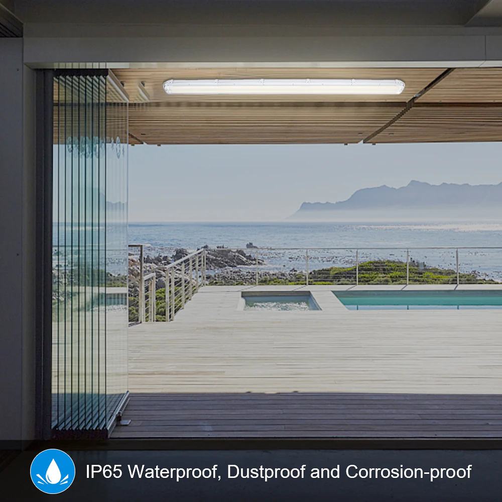 LED Feuchtraumleuchte Doppelt T8 Neutralweiß 18W/24W