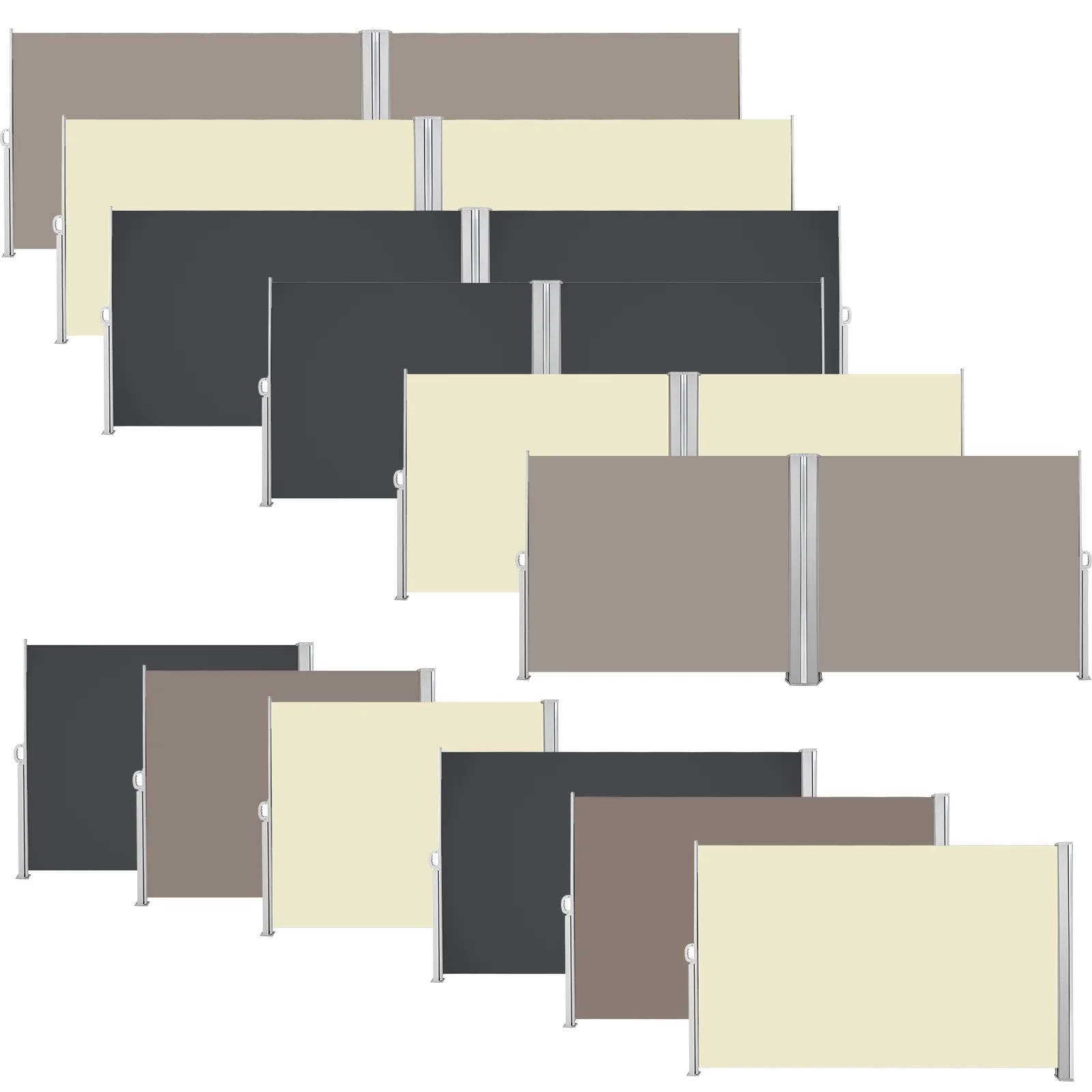 Seitenmarkise Sichtschutz Ausziehbar