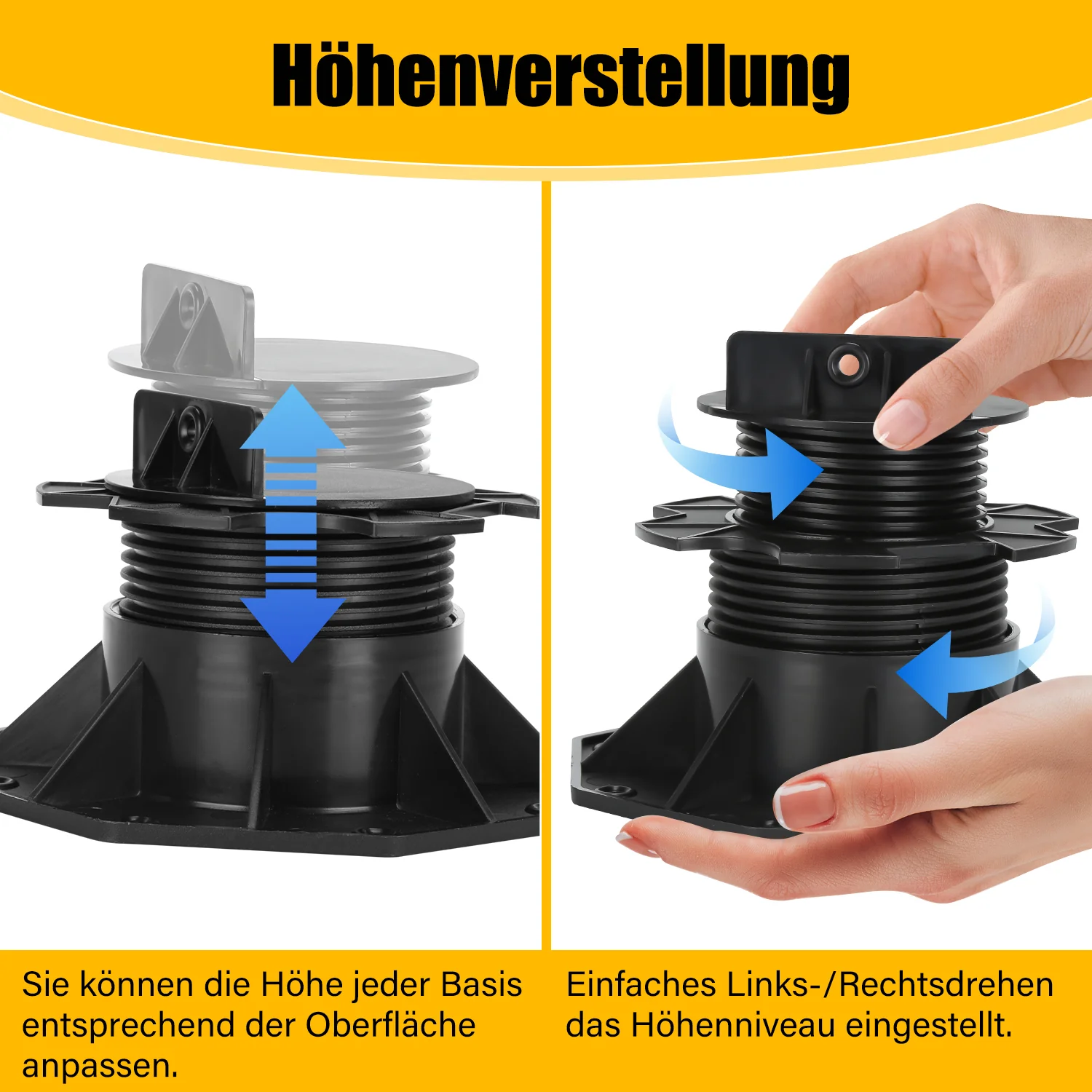 Stelzlager Höhenverstellbar Terrassenlager 10 Stück