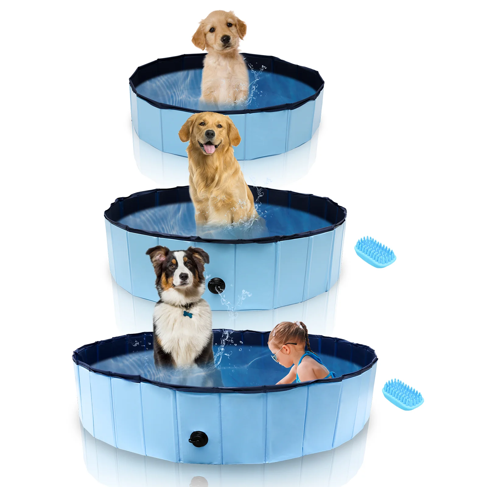 Hundepool Faltbarer Swimmingpool