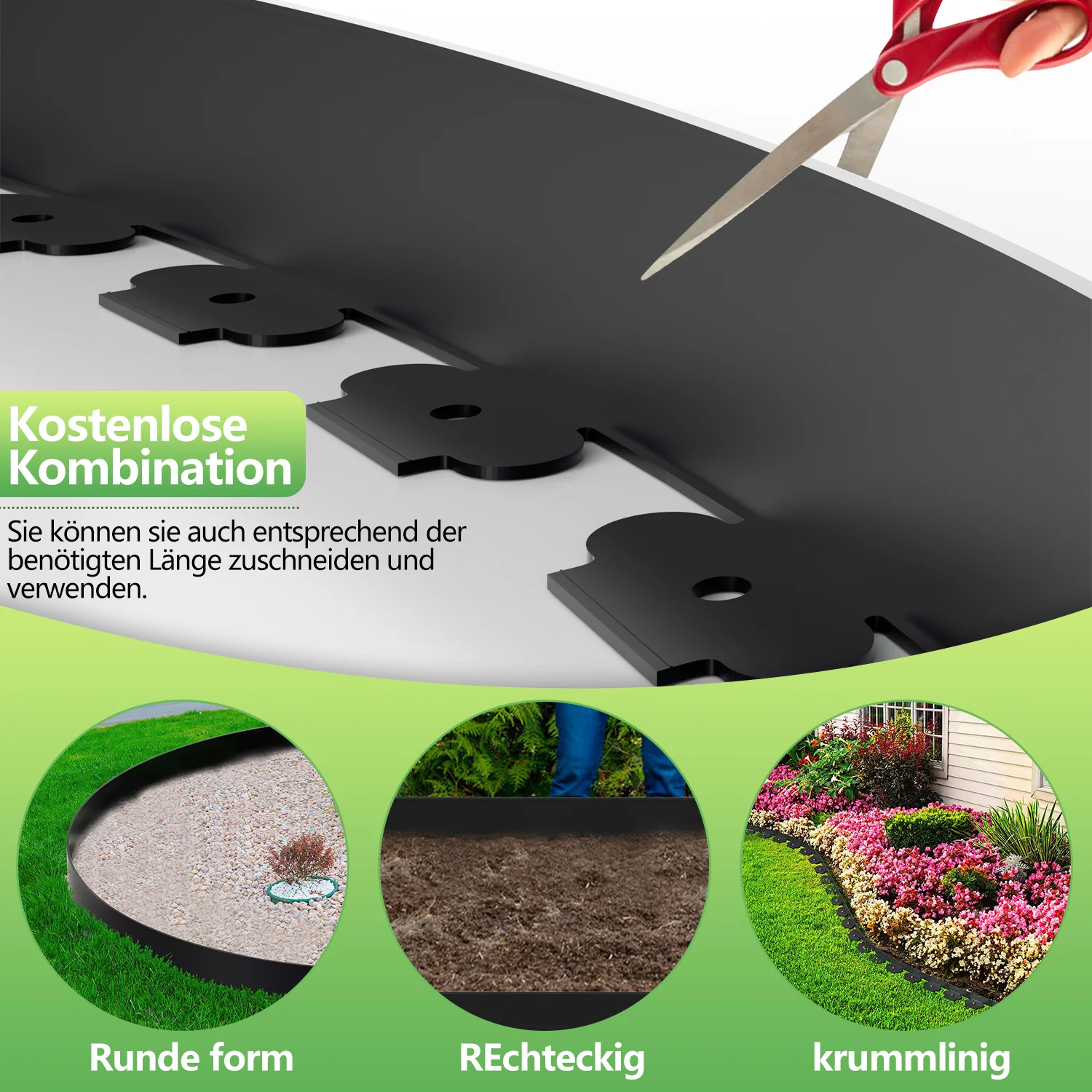 Rasenkante Kunststoff Flexible