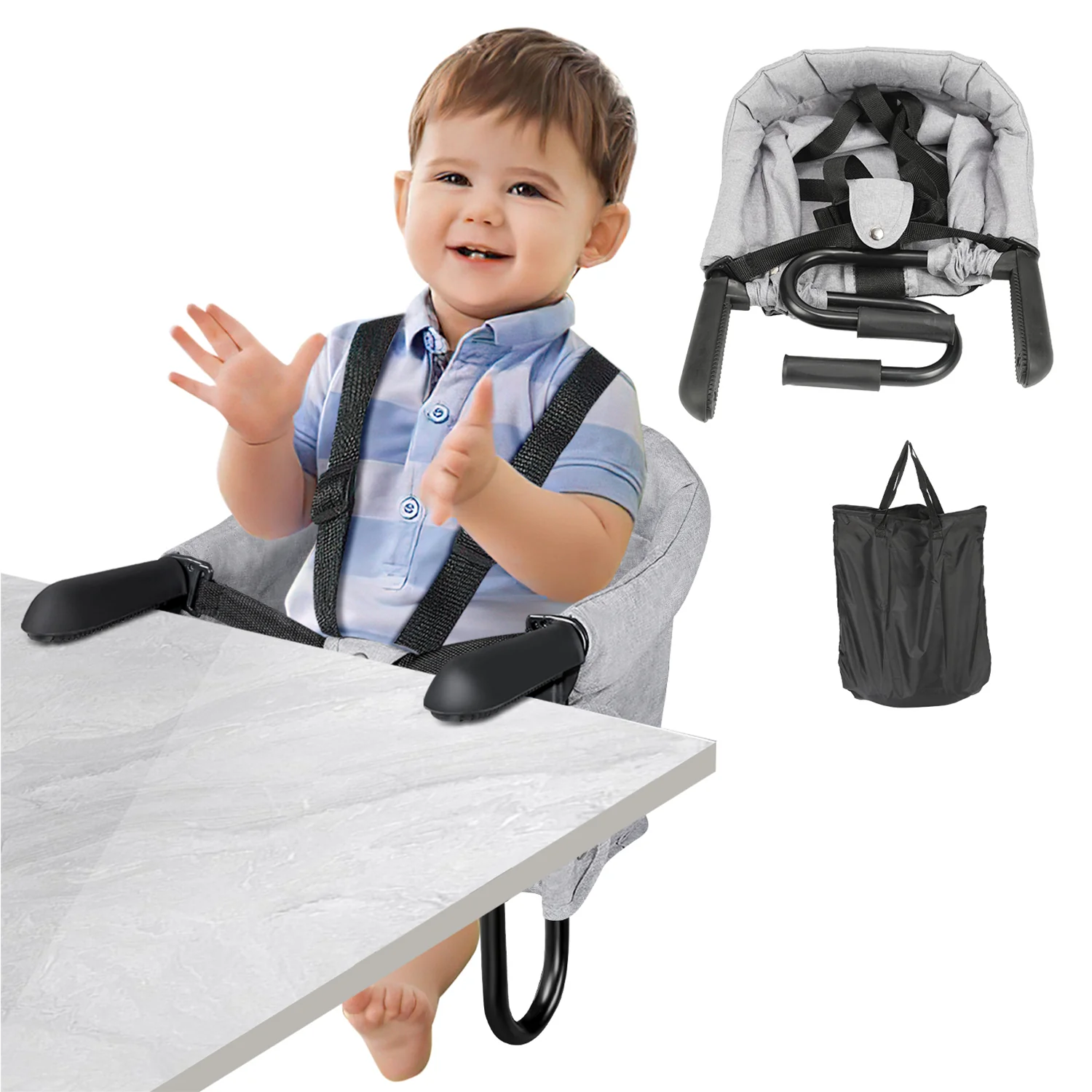 Tischsitz Faltbar Babysitz Belastbar bis 18 kg