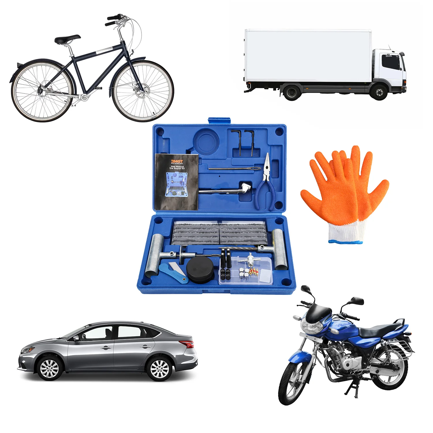 Reifen Reparaturset 73 tlg