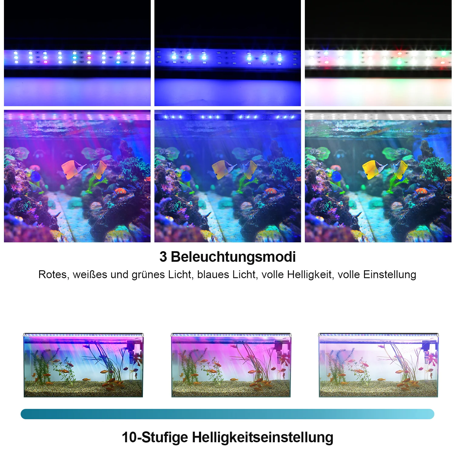 LED Aquarium Beleuchtung RGB