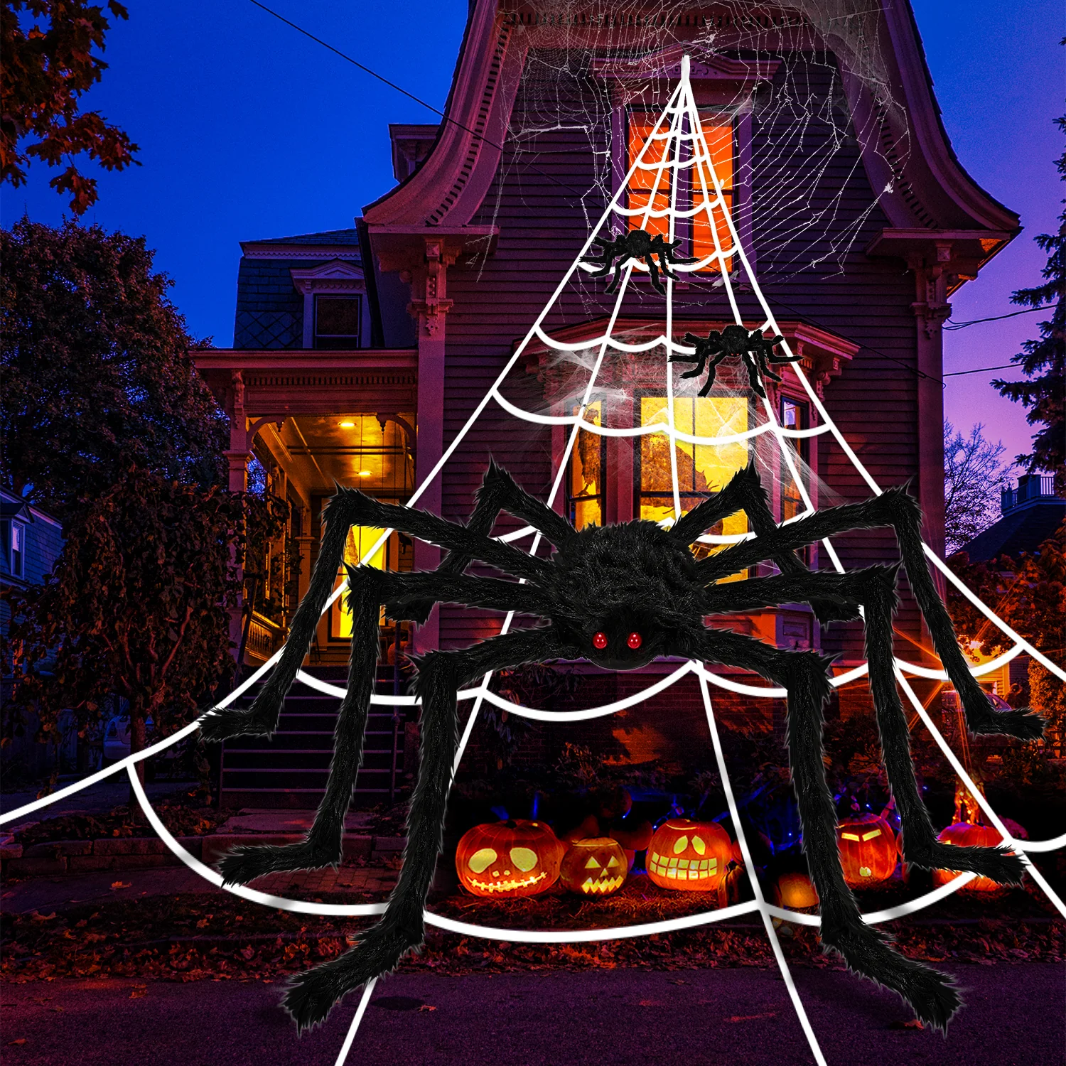 Spinnennetz Deko Halloween Deko 5m/7m