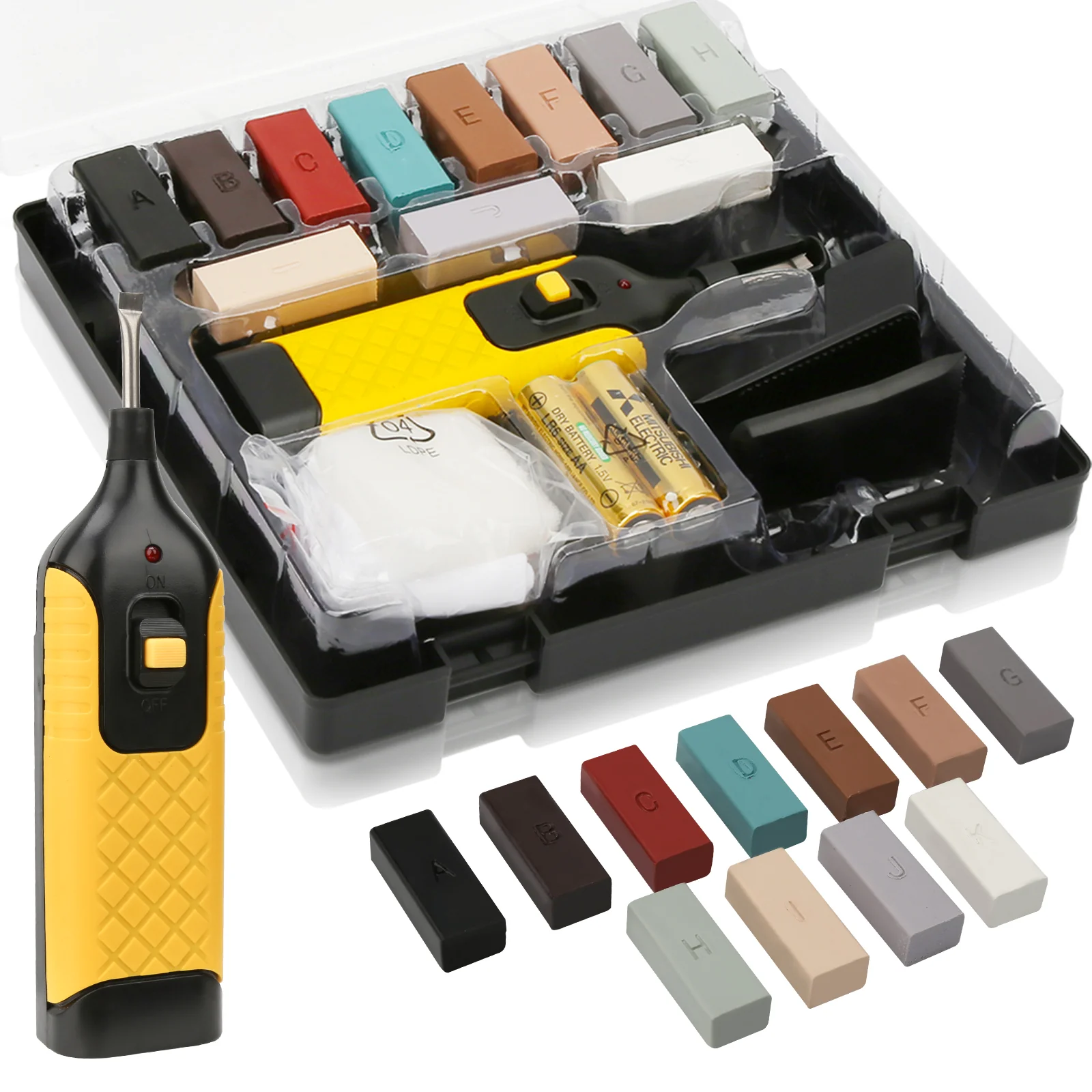 Kacheln Fliesenreparaturset Wachsstangen