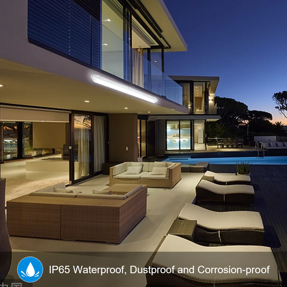 LED Feuchtraumleuchte T8 150cm Kaltweiß 24W