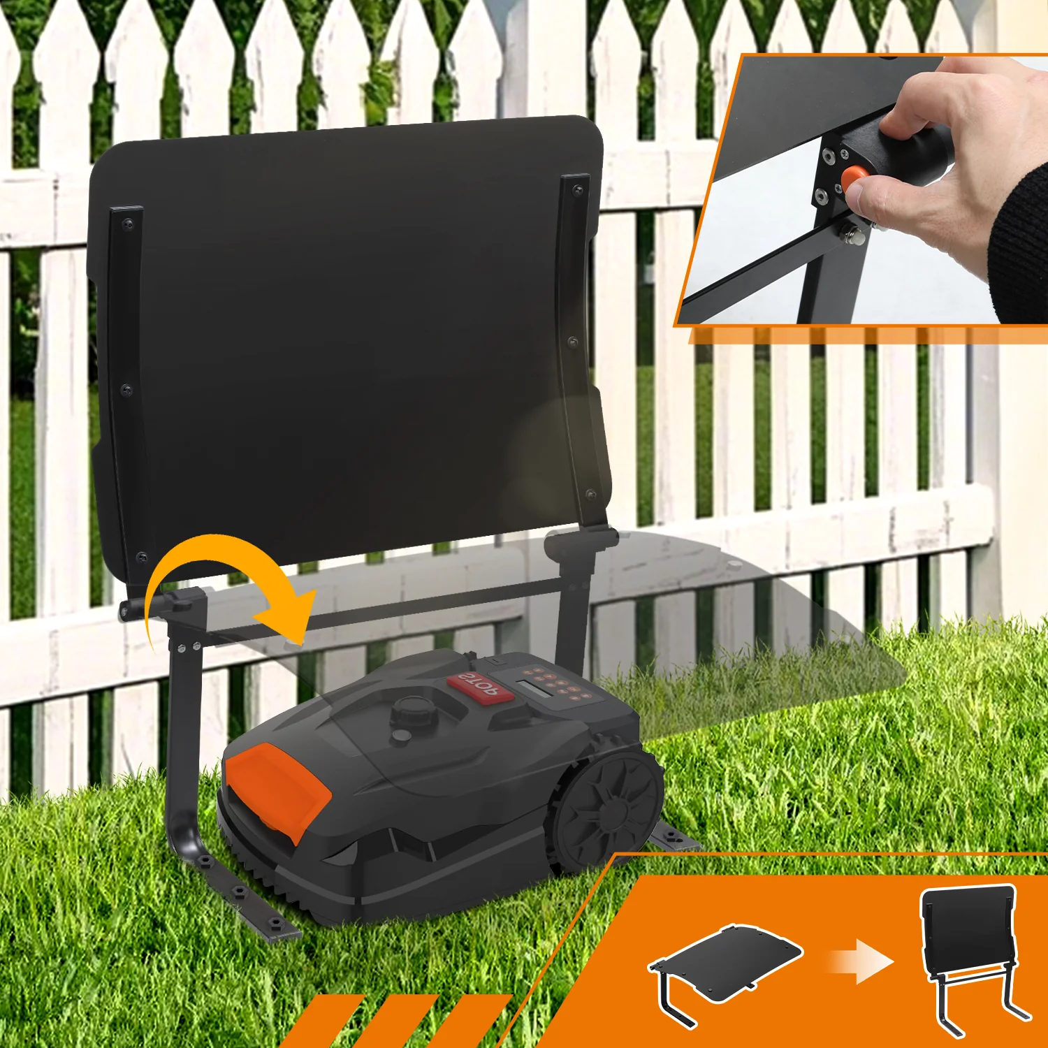 Mähroboter Garage Faltbarer ABS-Material