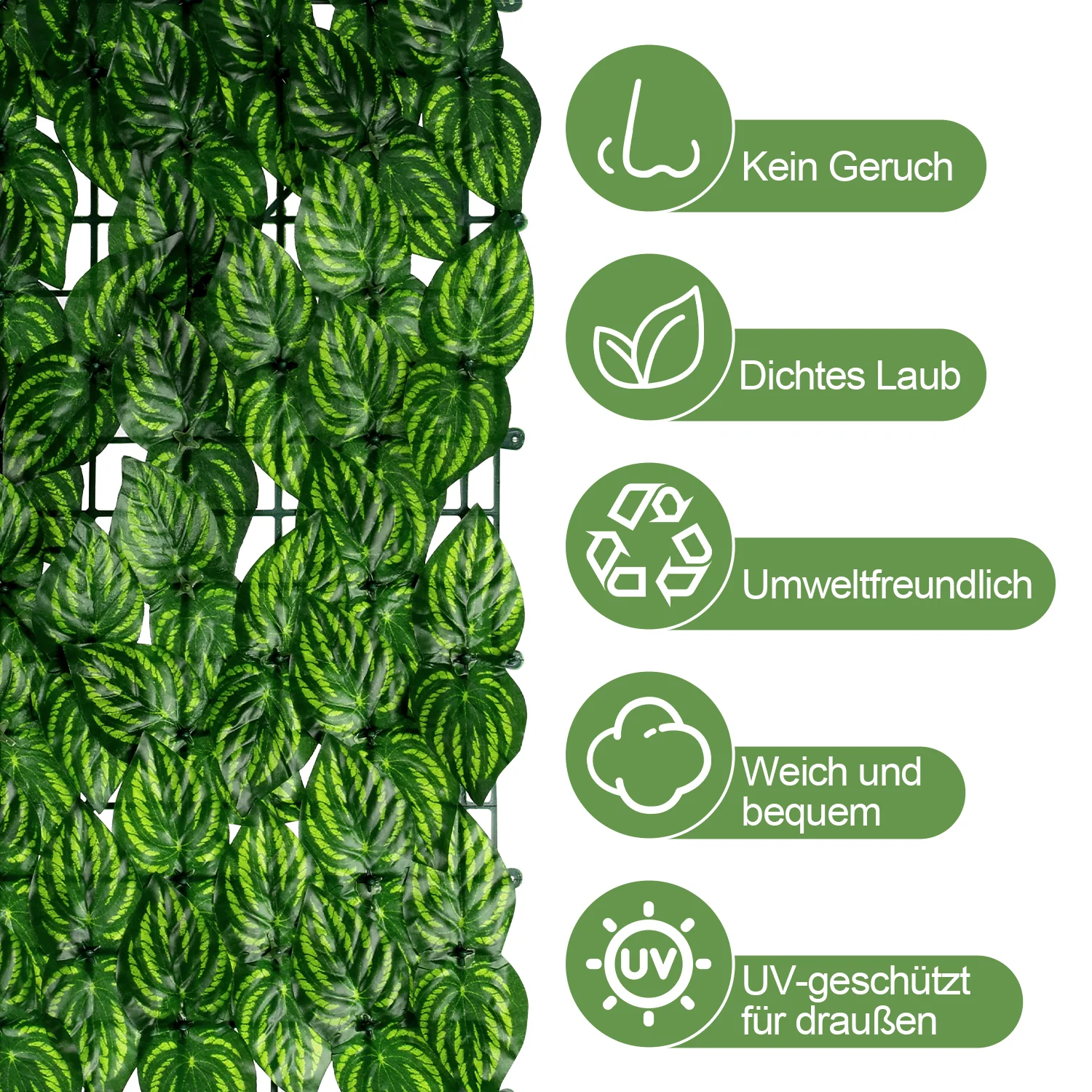 Künstliche Efeu Hecke Sichtschutz