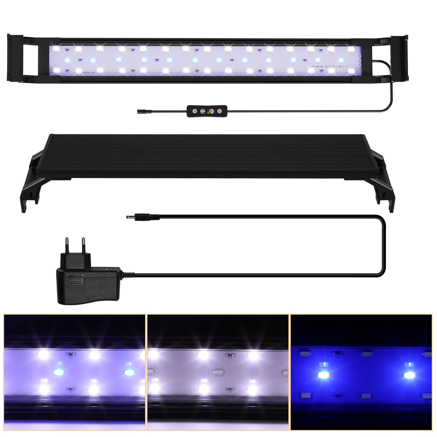 LED Aquarium Beleuchtung Weiß Blau Licht