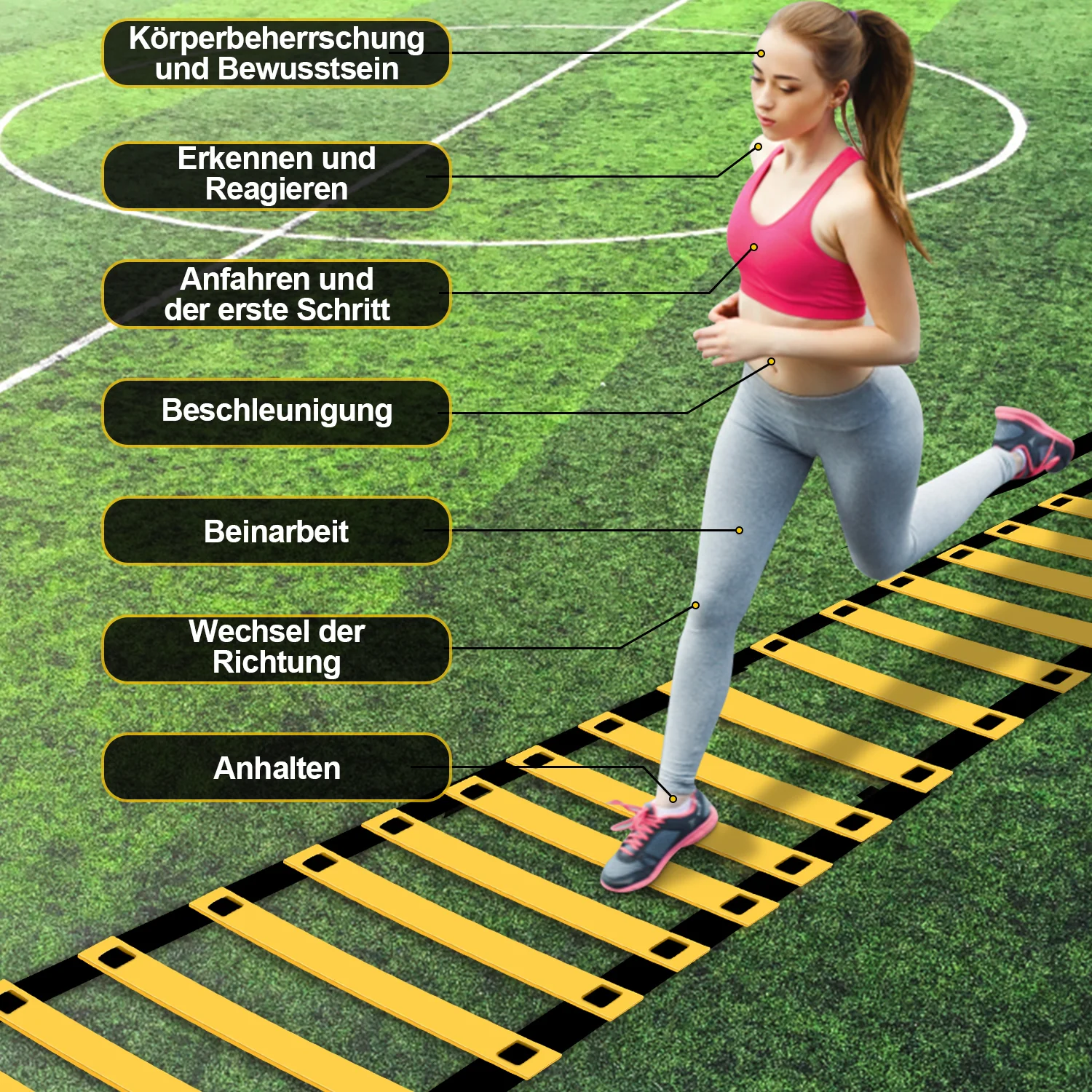 Koordinationsleiter Trainingszubehör Speed & Agility Training