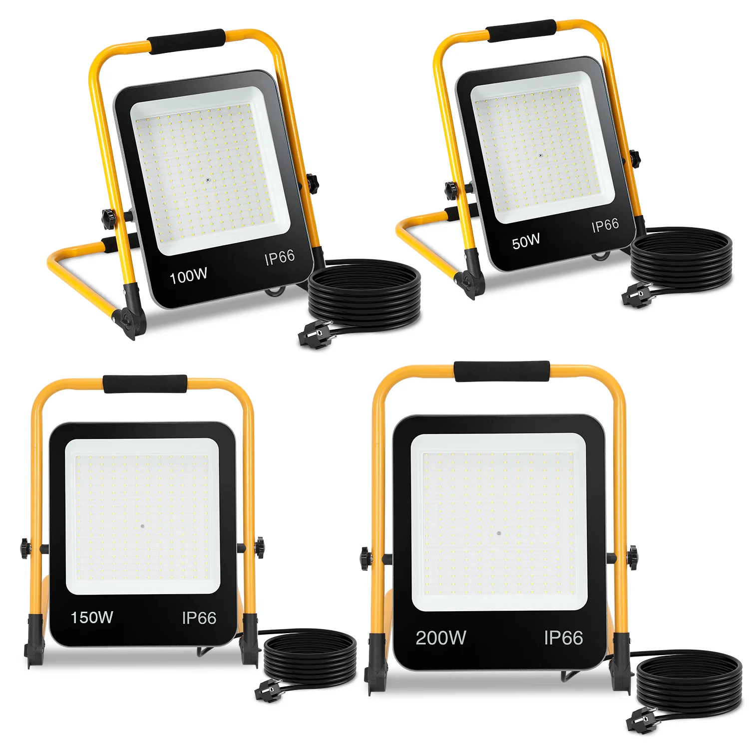 LED Baustrahler 50W-200W Kaltweiß IP66