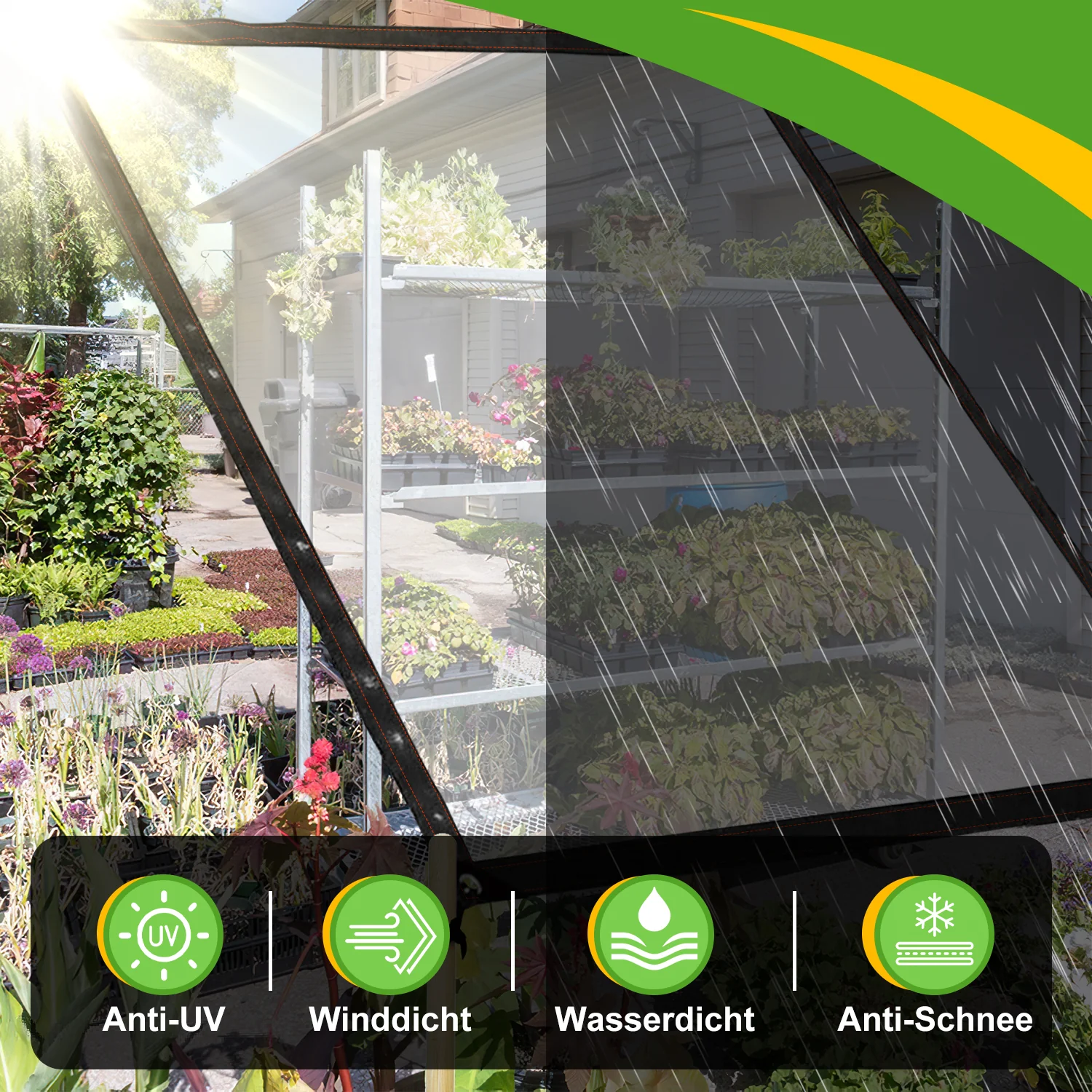 Transparente Plane Wasserdichte mit ösen