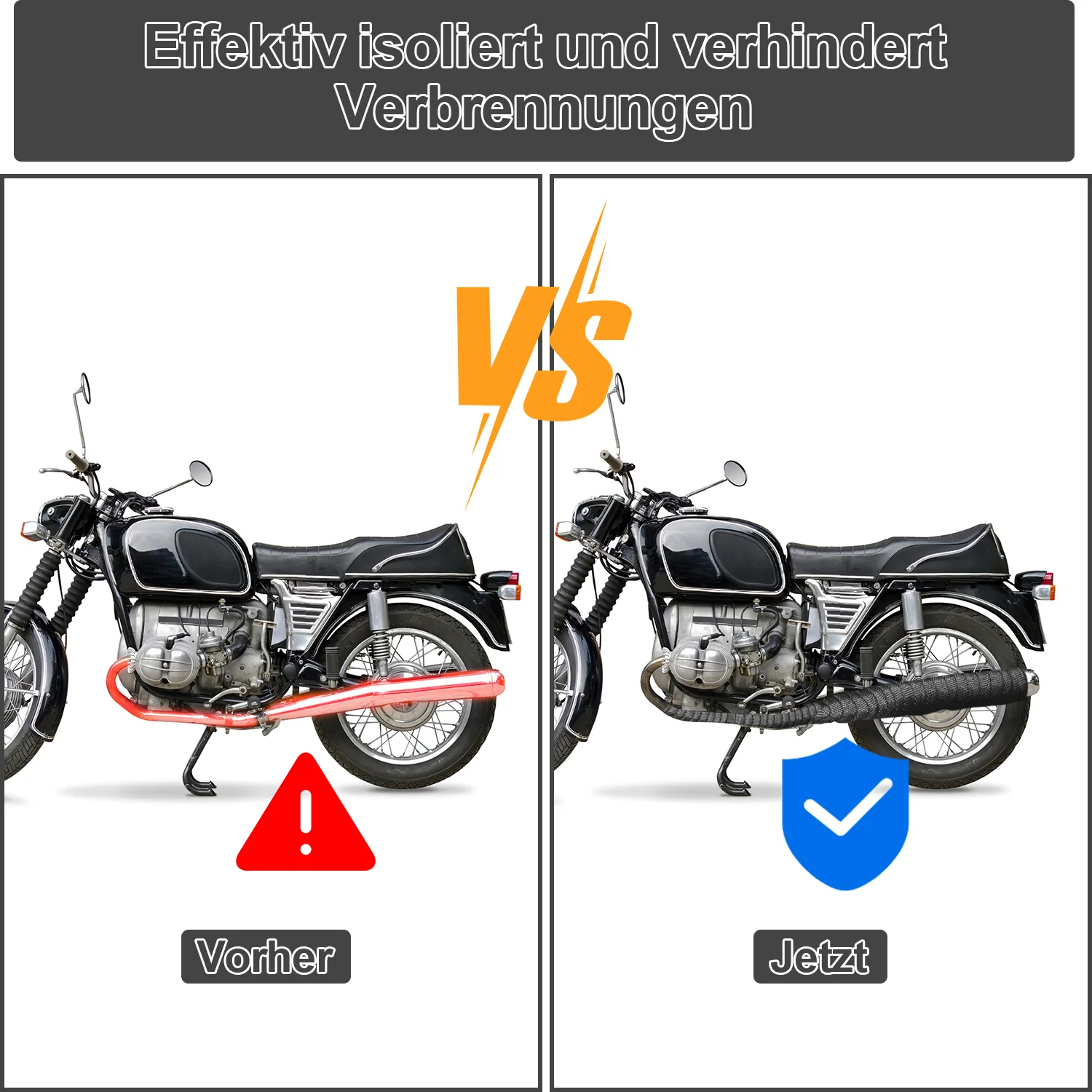 Hitzeschutzband Selbstklebendes 10m/15m