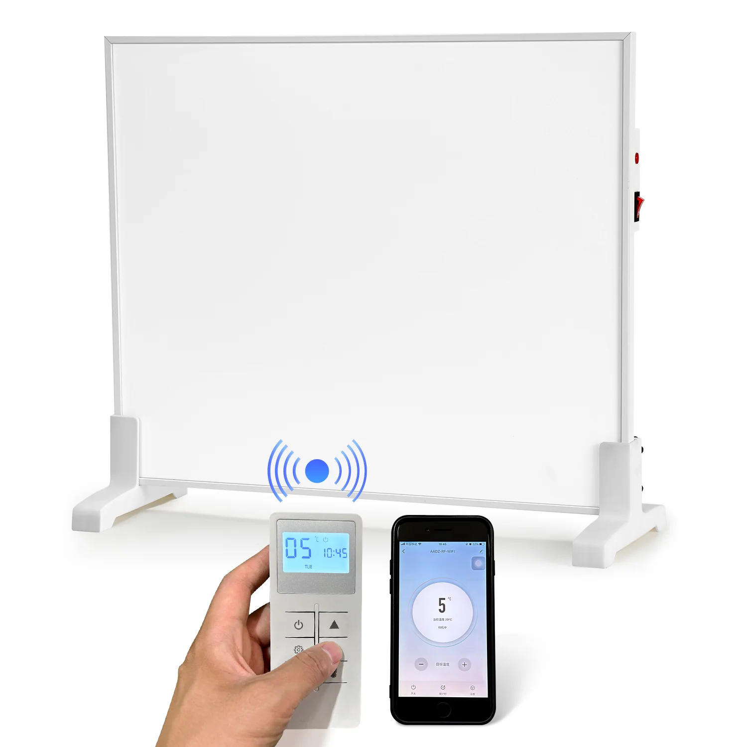 Infrarotheizung Thermostat APP Fernbedienung 300-1200 W