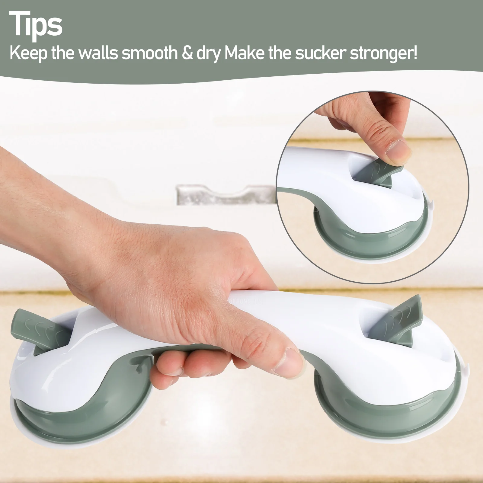 Mobiler Haltegriff Saugnapf 2 Stück